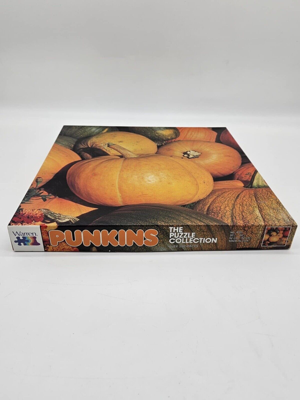 Vintage Warren "Punkins" Pumpkin Themed 550 Piece Jigsaw Puzzle New Sealed
