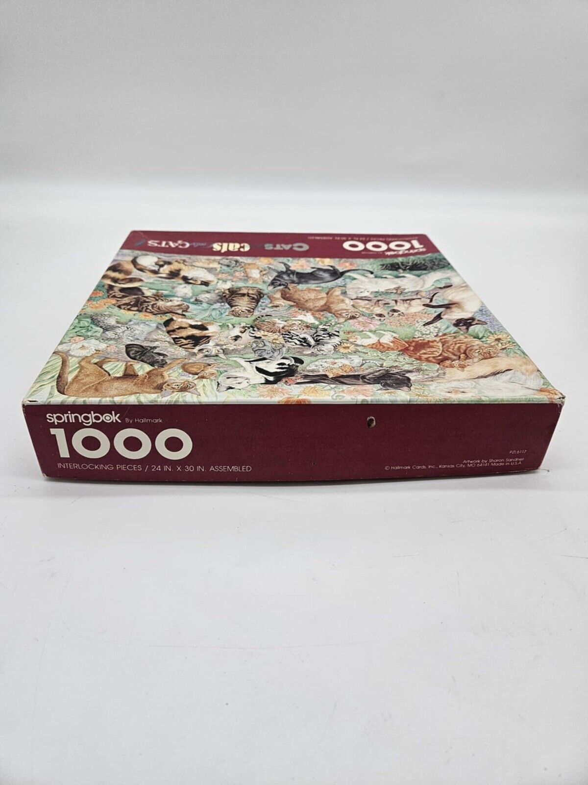 VTG Springbok Cats Cats Cats Cats 1000 Piece Jigsaw Puzzle 24" x 30" PZL6117