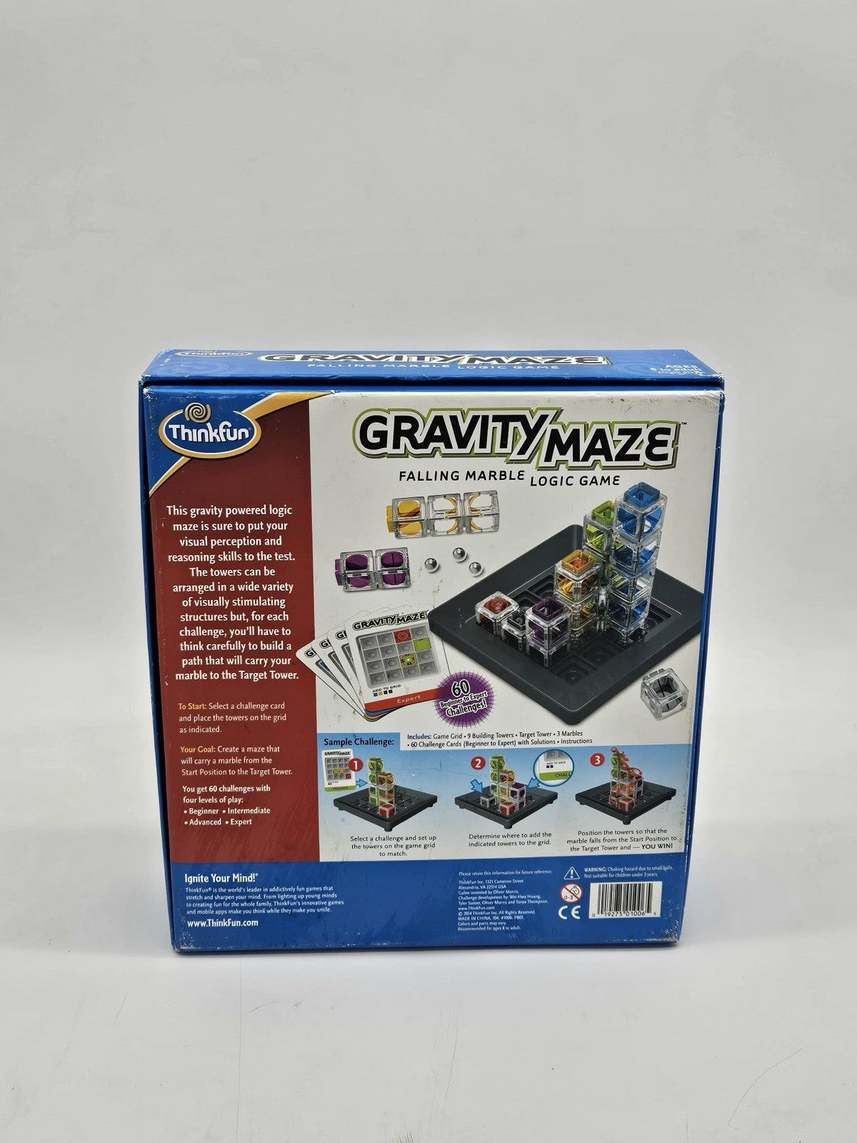 ThinkFun Gravity Maze Falling Marble Logic Game