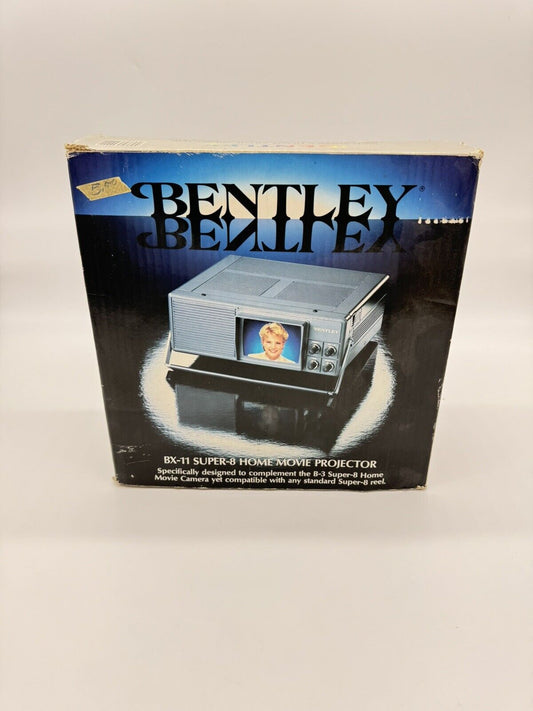Bentley BX-11 Super 8 Home Movie Projector With Original Box And Manual