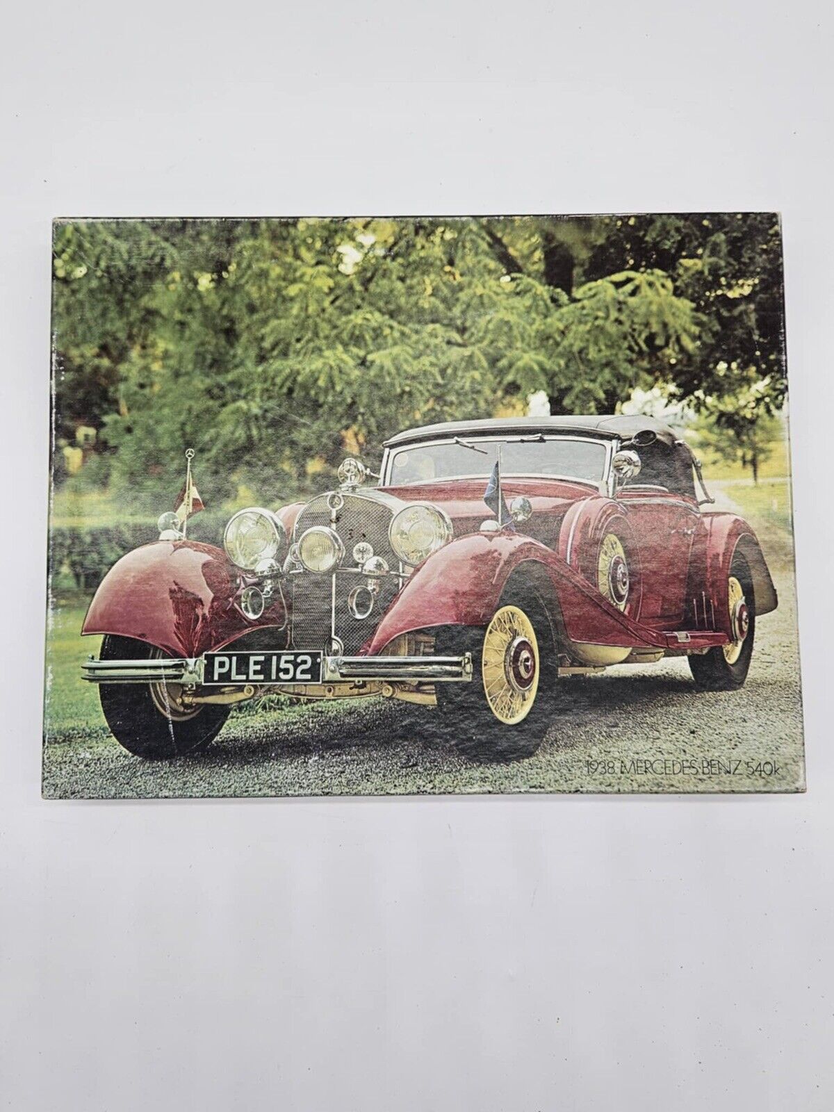 1973 Gatsby’s World 1938 Mercedes Benz Jigsaw 540K Puzzle 16” X 20” Complete !