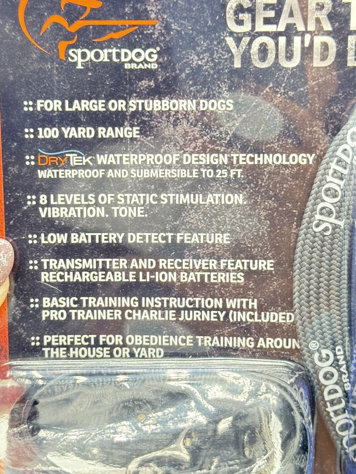 Brand New 100s Rechargeable Dog Remote Collar Yard Trainer Yt-100s -NEW