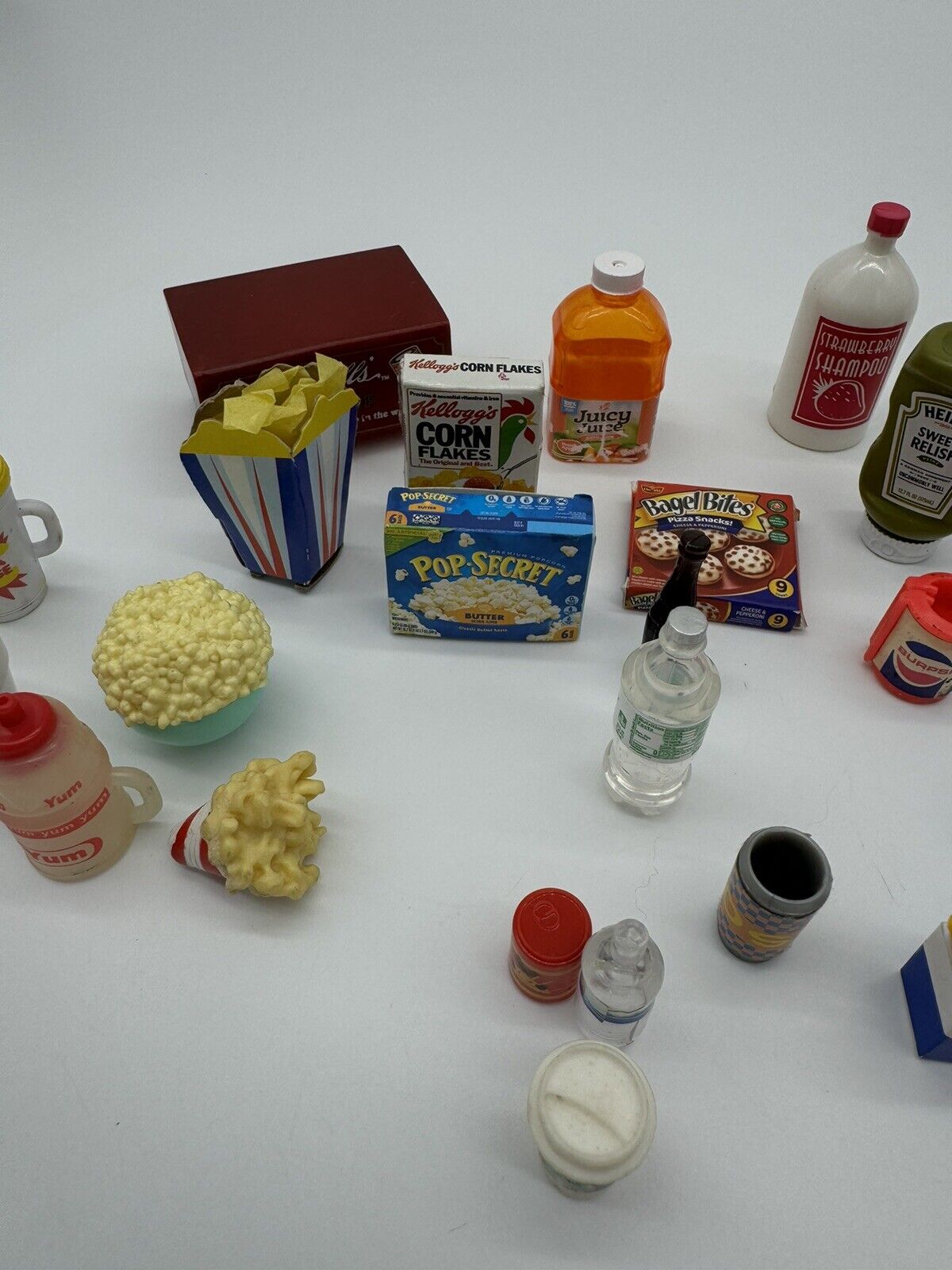25 Name Brand Miniature Food Items, Dollhouse