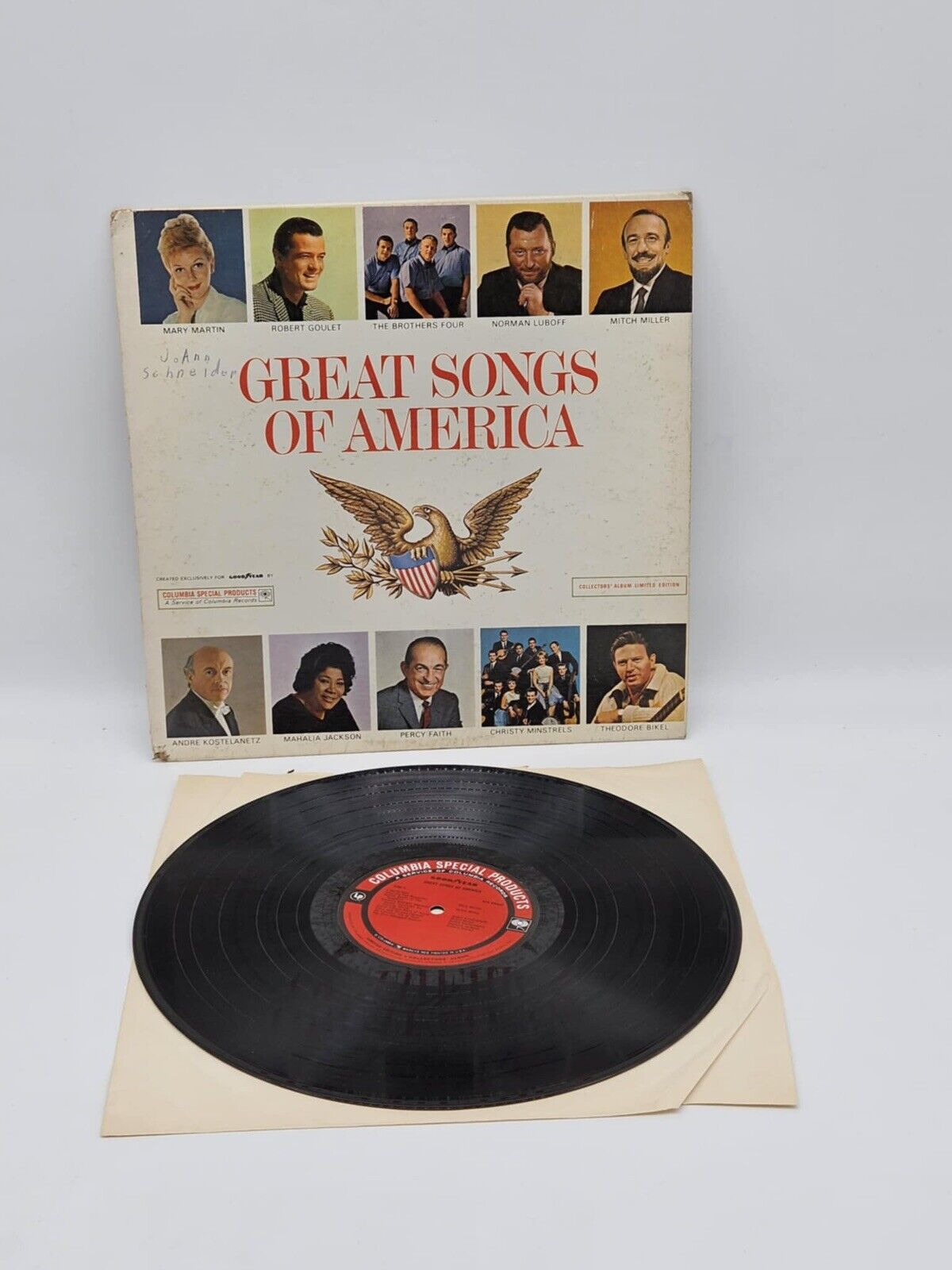 The Great Songs of Christmas Vinyl LP Record Vol 3 Goodyear