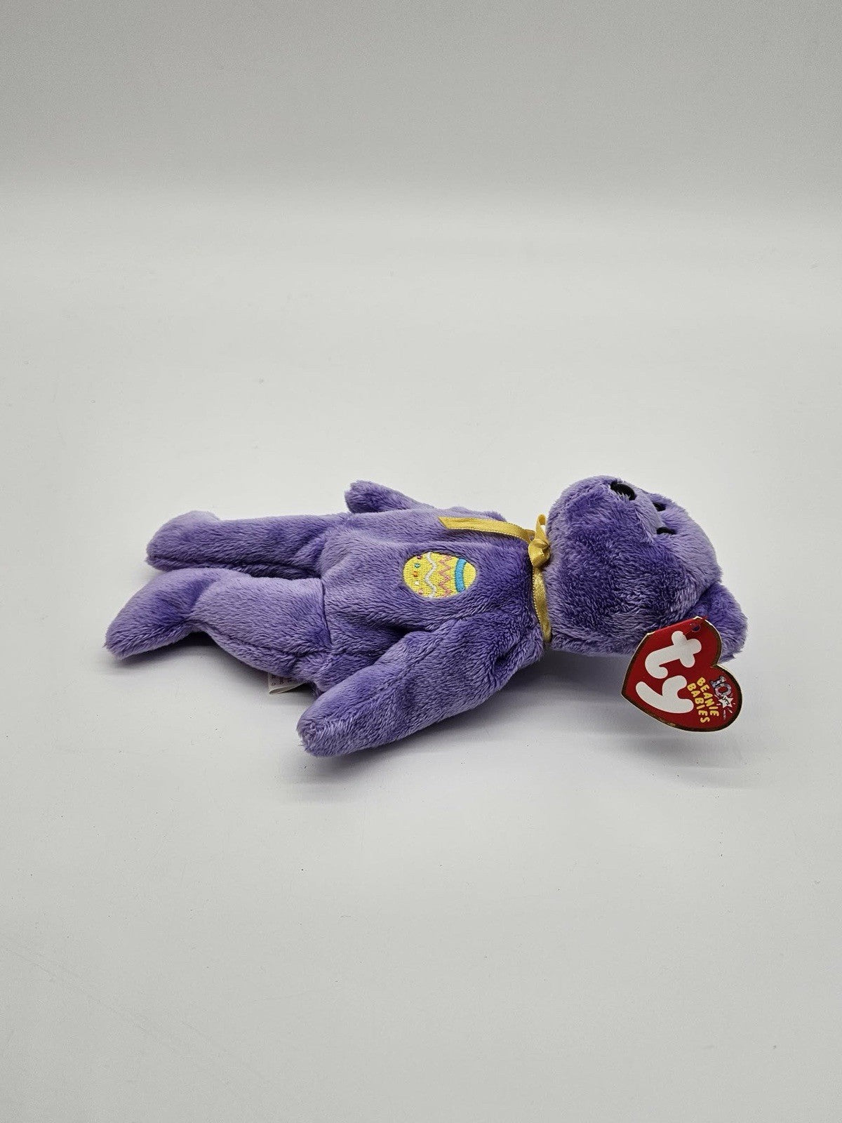 TY 10 yrs Beanie Babies - 2002 "Eggs III" Bear - Mint w Mint Tag