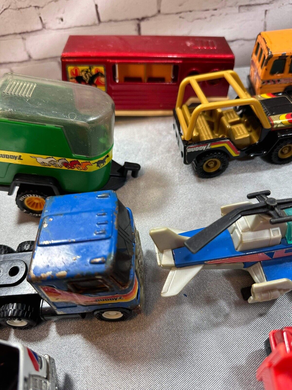 Vintage Lot Of 19 Buddy L Trucks, Cars & MORE 60s/70s/80s VTY