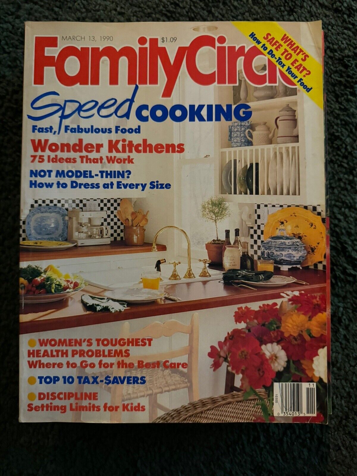 Family Circle magazine lot - Early 1980's lot of 9 - Vintage Back Issue