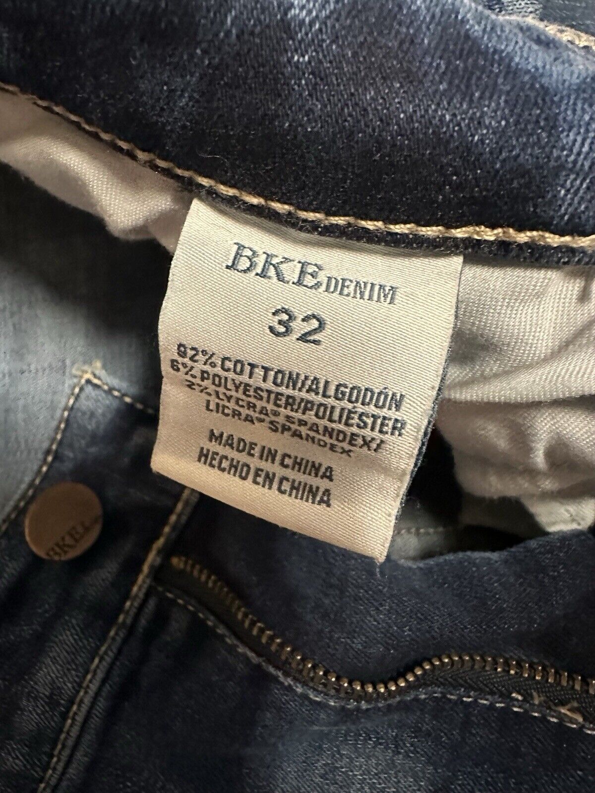 BKE Womens Jeans Sz 32 Payton Ankle Skinny Distressed WCLTH 001
