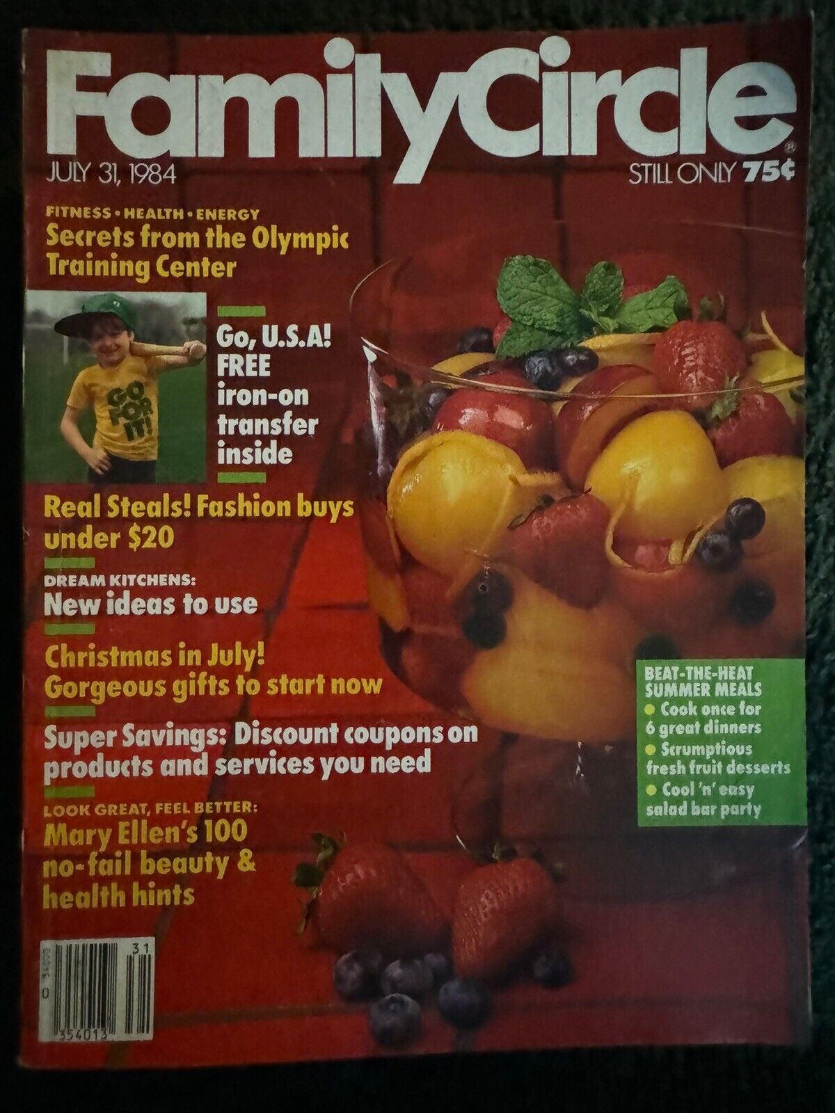 Family Circle magazine lot - Early 1980's lot of 9 - Vintage Back Issue