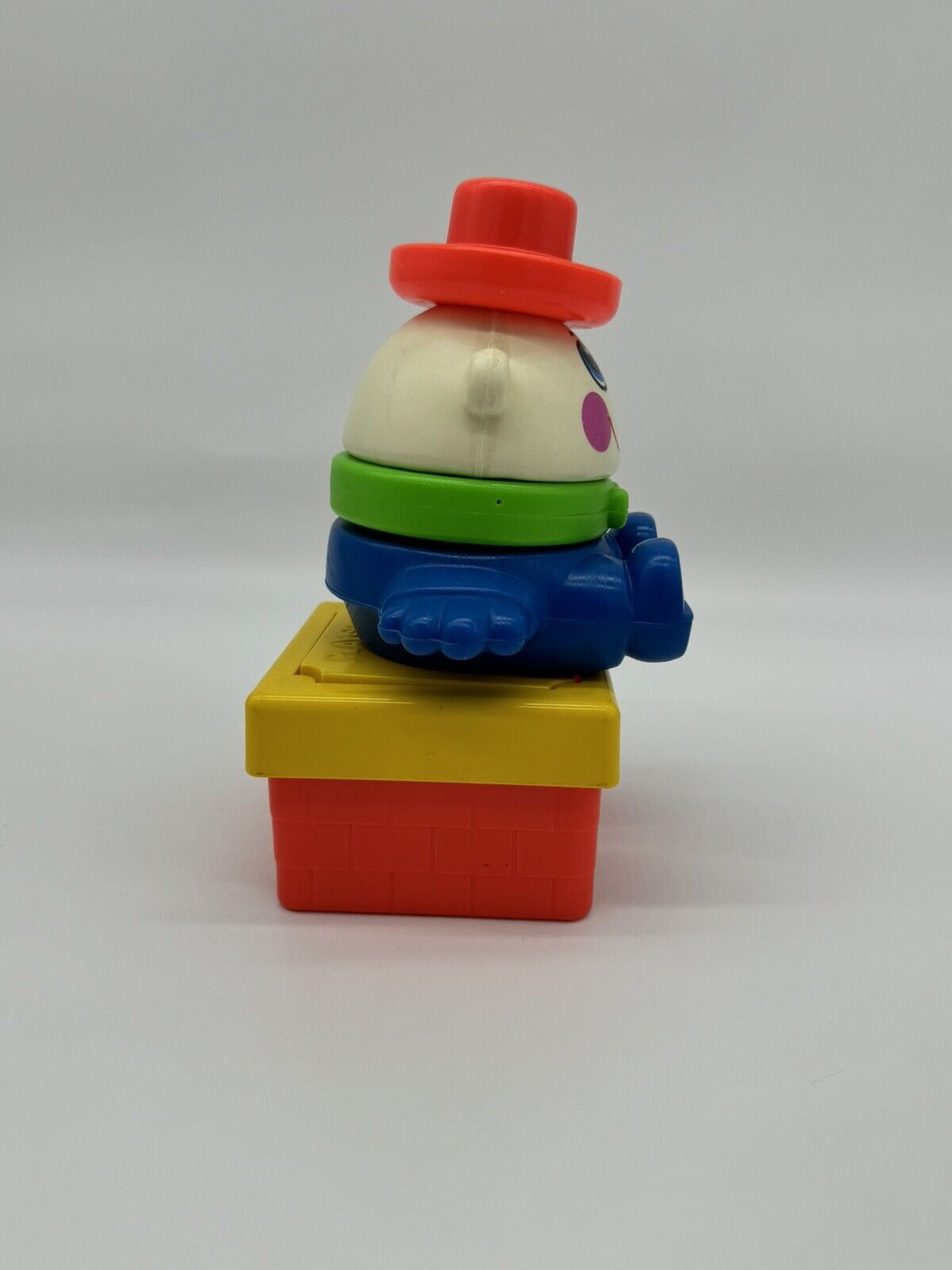 Vintage Playskool Stack n Pop Humpty Dumpty Toy Complete with Hat 1983 VTY