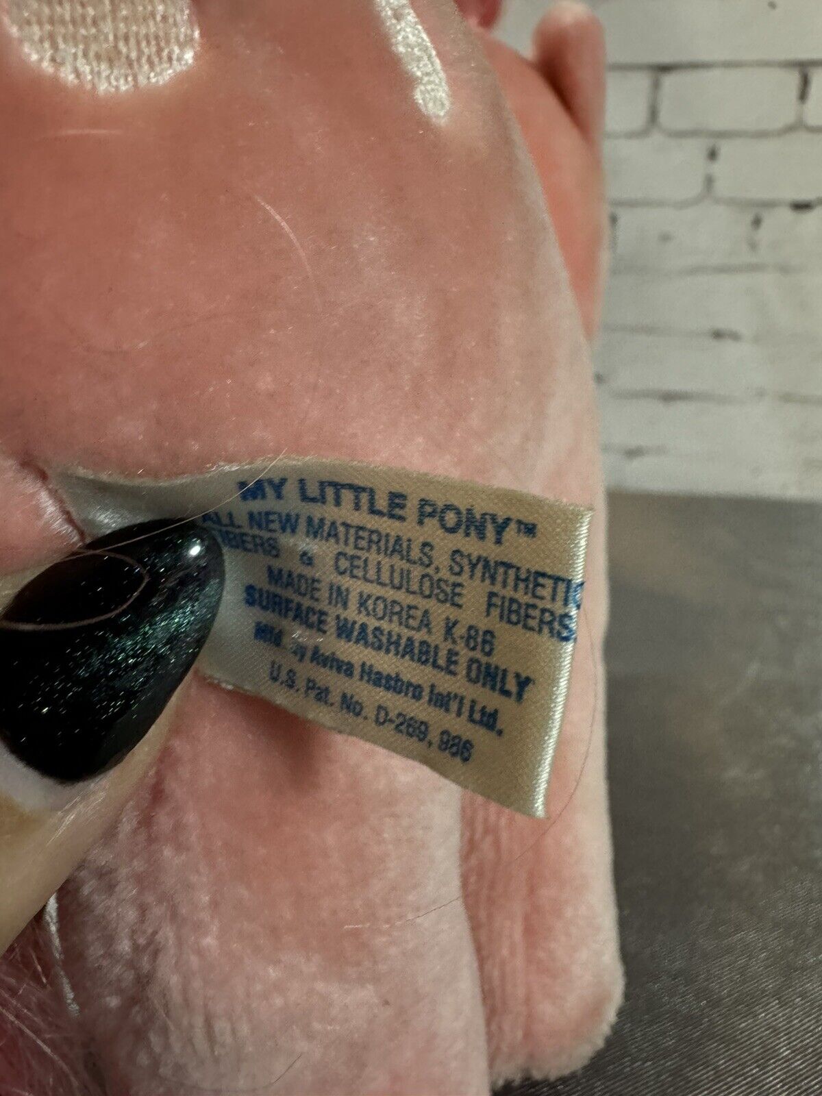 1984 Hasbro Softies My Little Pony Plush Stuffed Cherries Jubilee Vintage