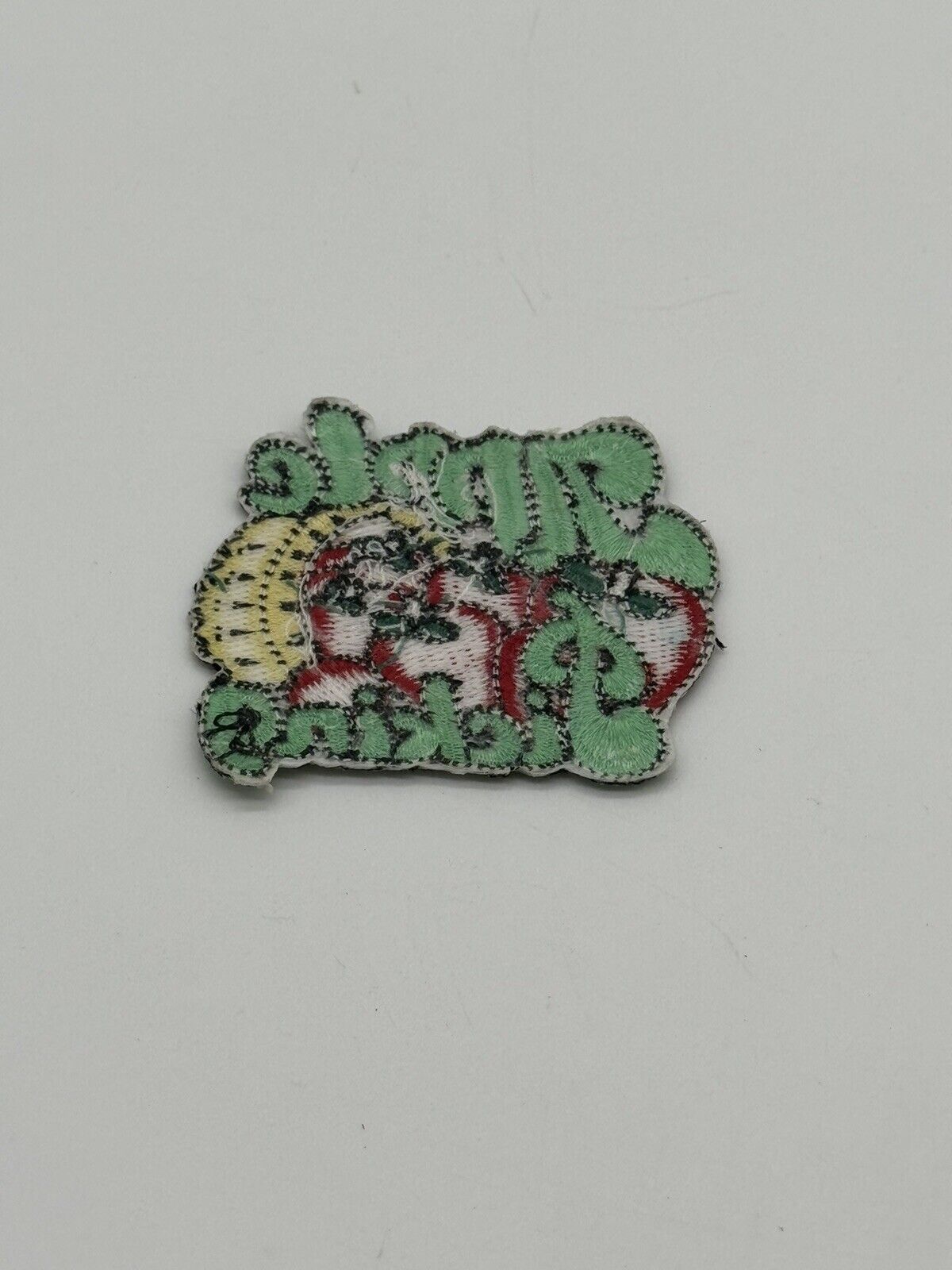 Apple Picking Embroidered Iron On Patch - Activities Boys Girls Scouts 120-Z 006