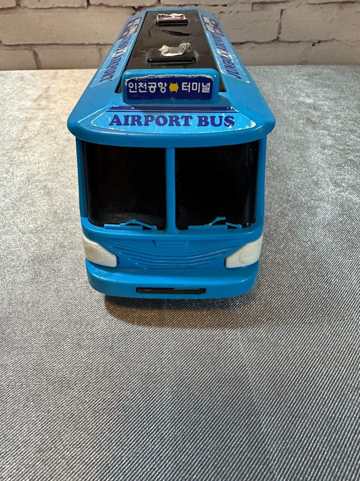 Vintage Korean Jumbo Air Airport Toy Bus VCTY