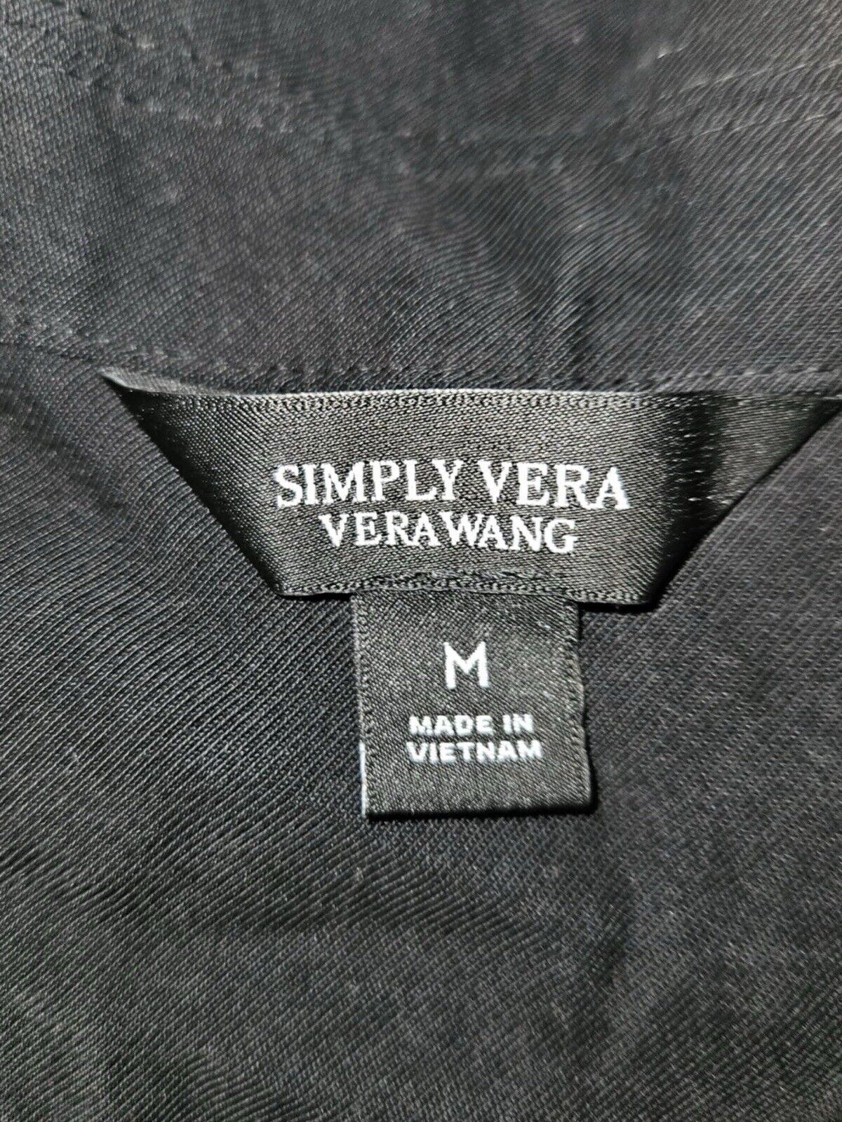 Vera Wang Woman’s Sexy Lace Black Blazer Sz M WCLTH