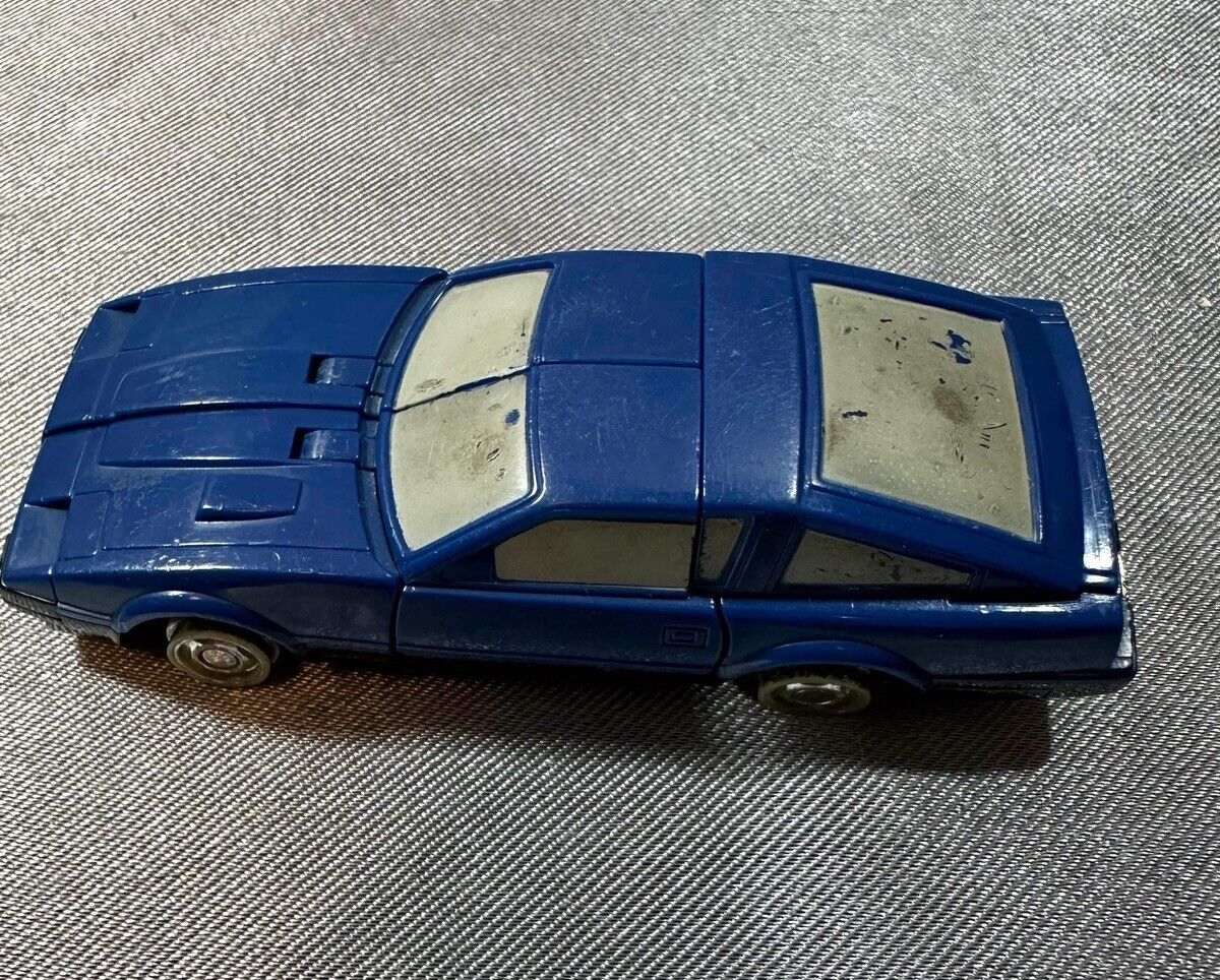 1984 Vintage Blue BANDAI Transformer NISSAN 280ZX Car Japan GoBots Action Figure