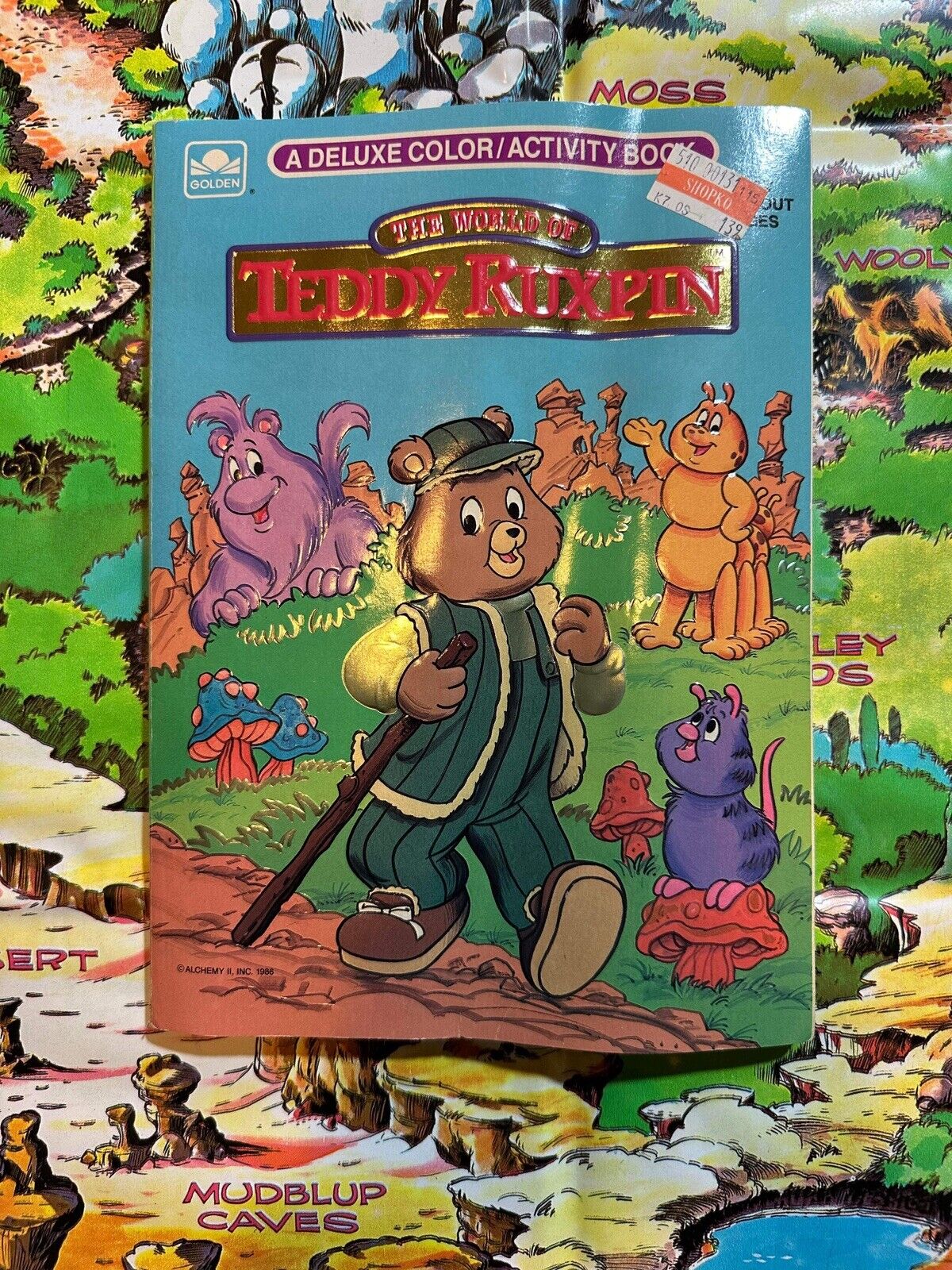 HUGE Original Teddy Ruxpin Lot Clothing, Tapes,Books,Figures & MORE! VCTY