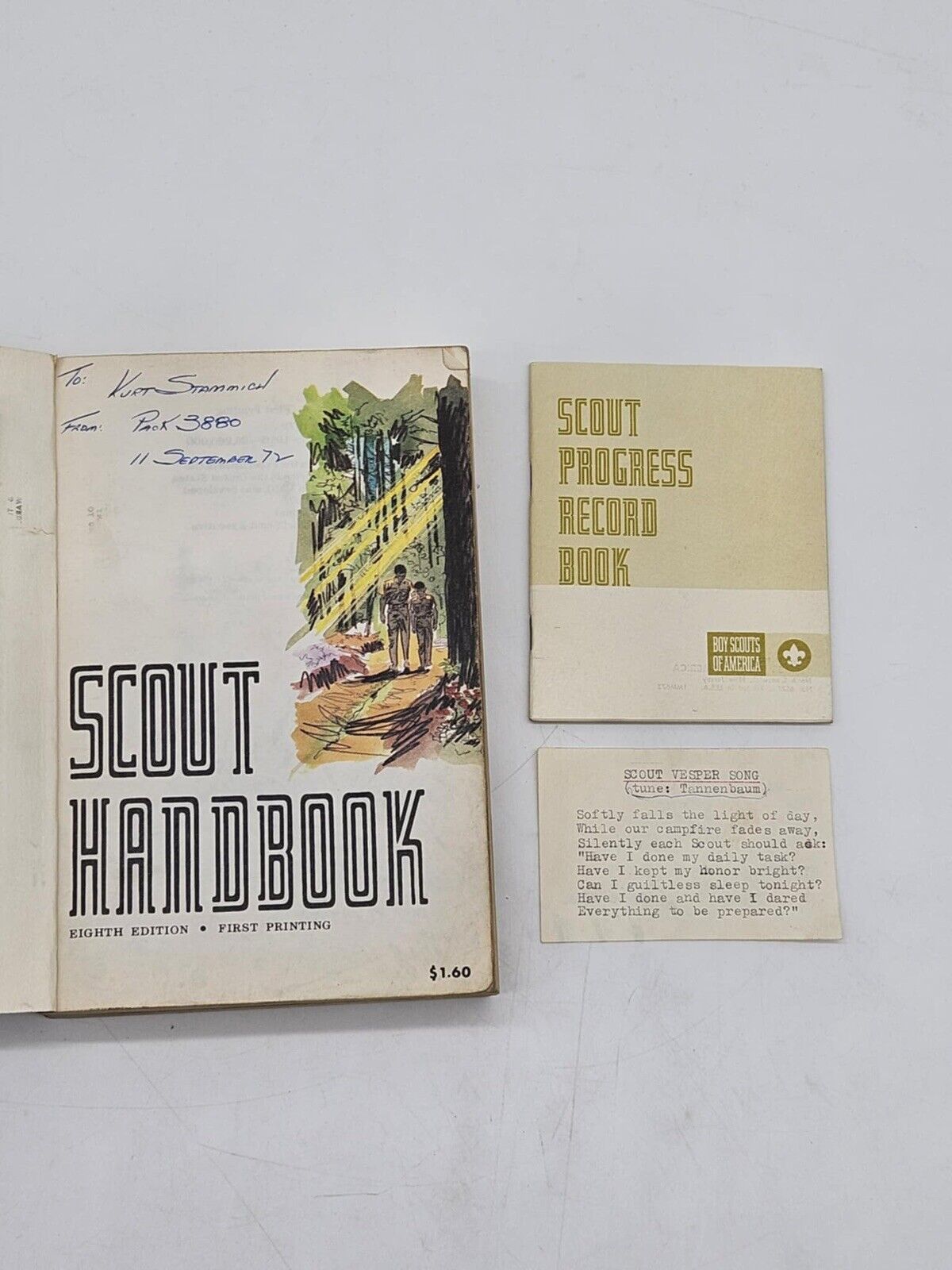 1975 8th Edition 3rd Printing Handbook Boy Scouts of America BSA Book