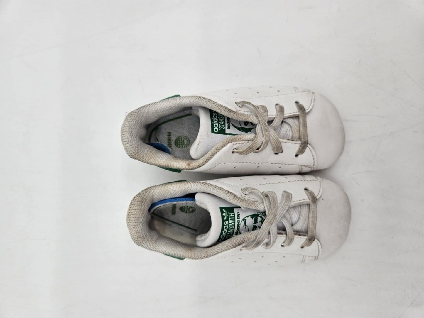 Adidas Toddler White And Green Stan Smith Sz 4 Toddler