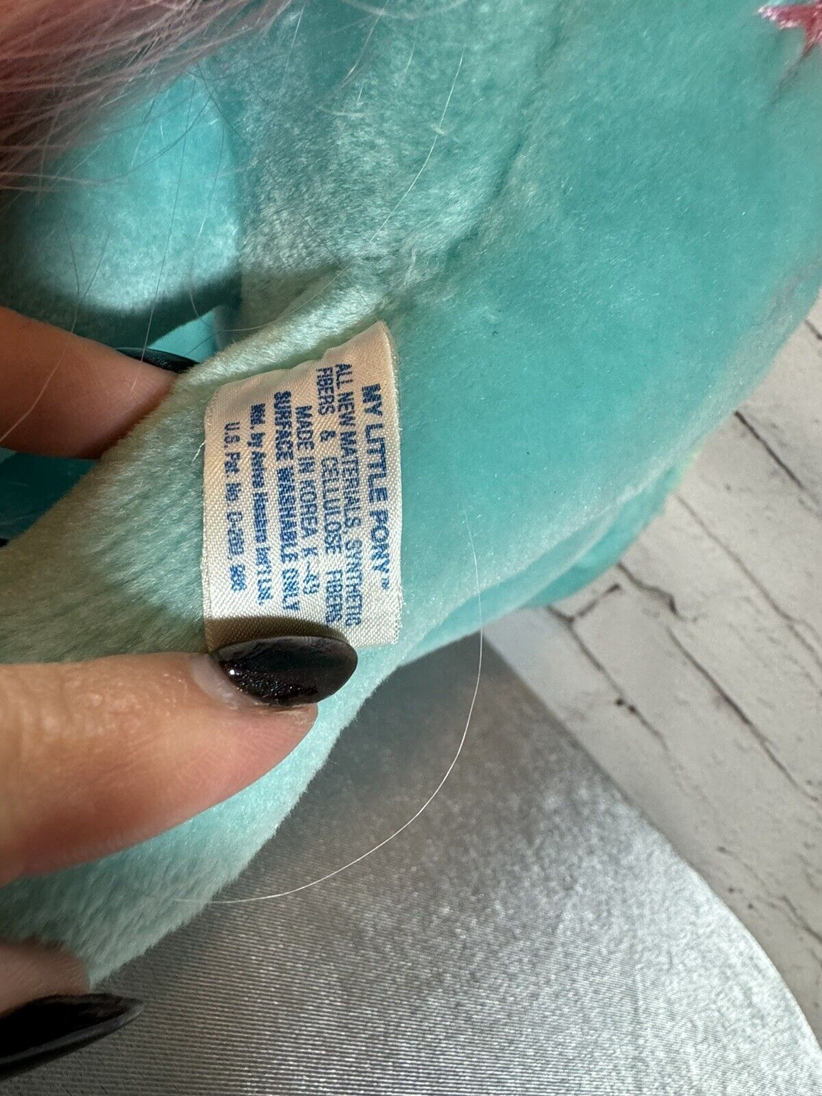 My Little Pony Vintage G1 Hasbro Softies Bow-Tie Plush Stuffed Animal VCTY