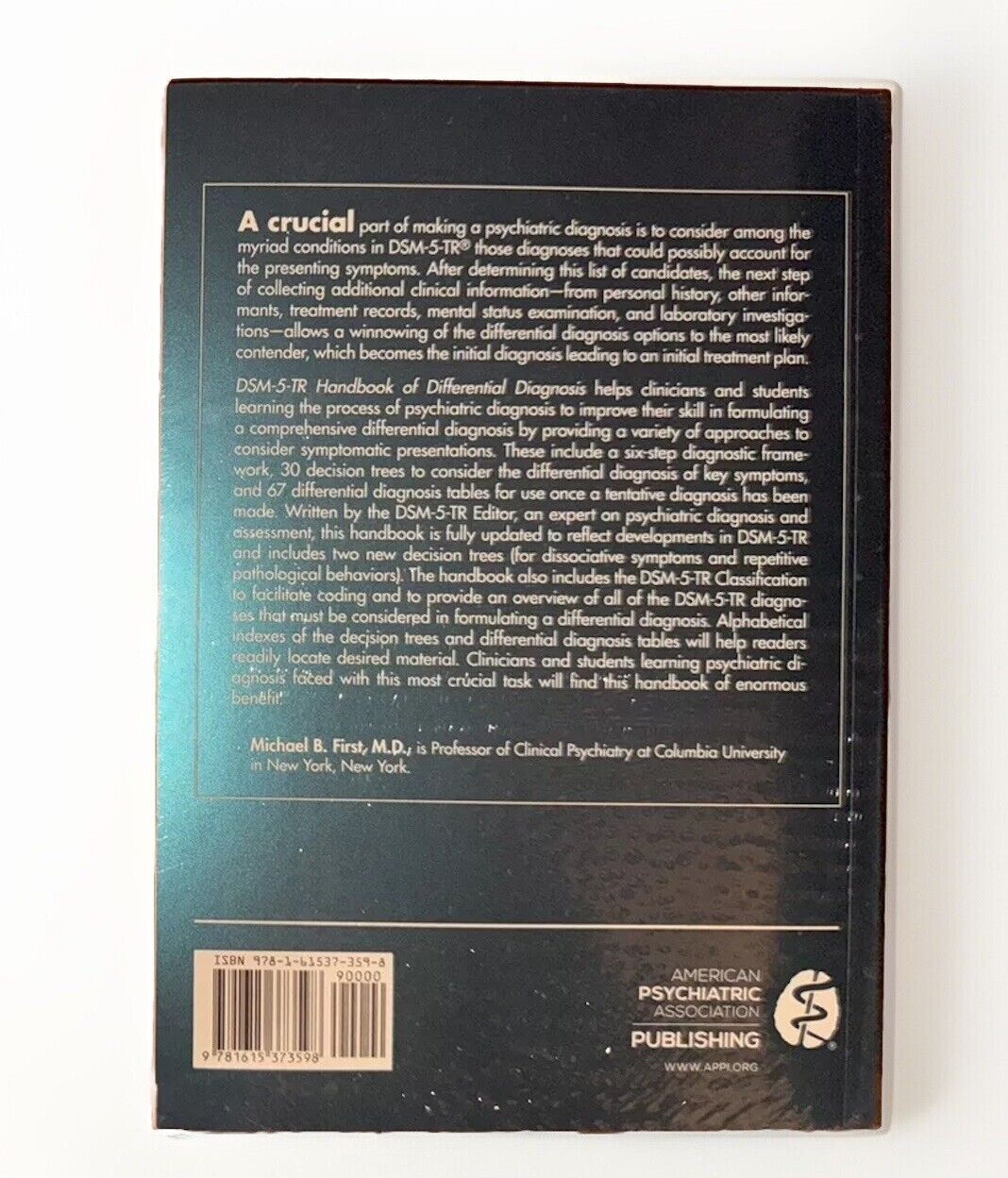 DSM-5-TR Handbook of Differential Diagnosis by Michael B. First Paperback NIP