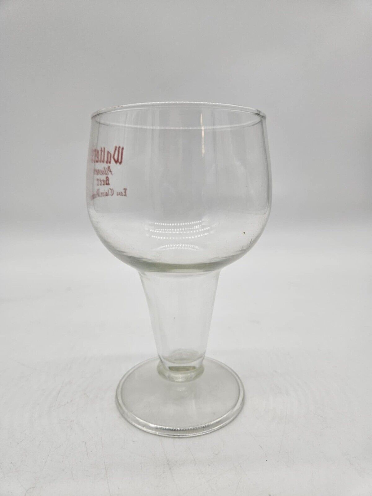 WnltersPilsener BeerÊnu Claire, Wisconsin GOBLET PUB STEM GLASS