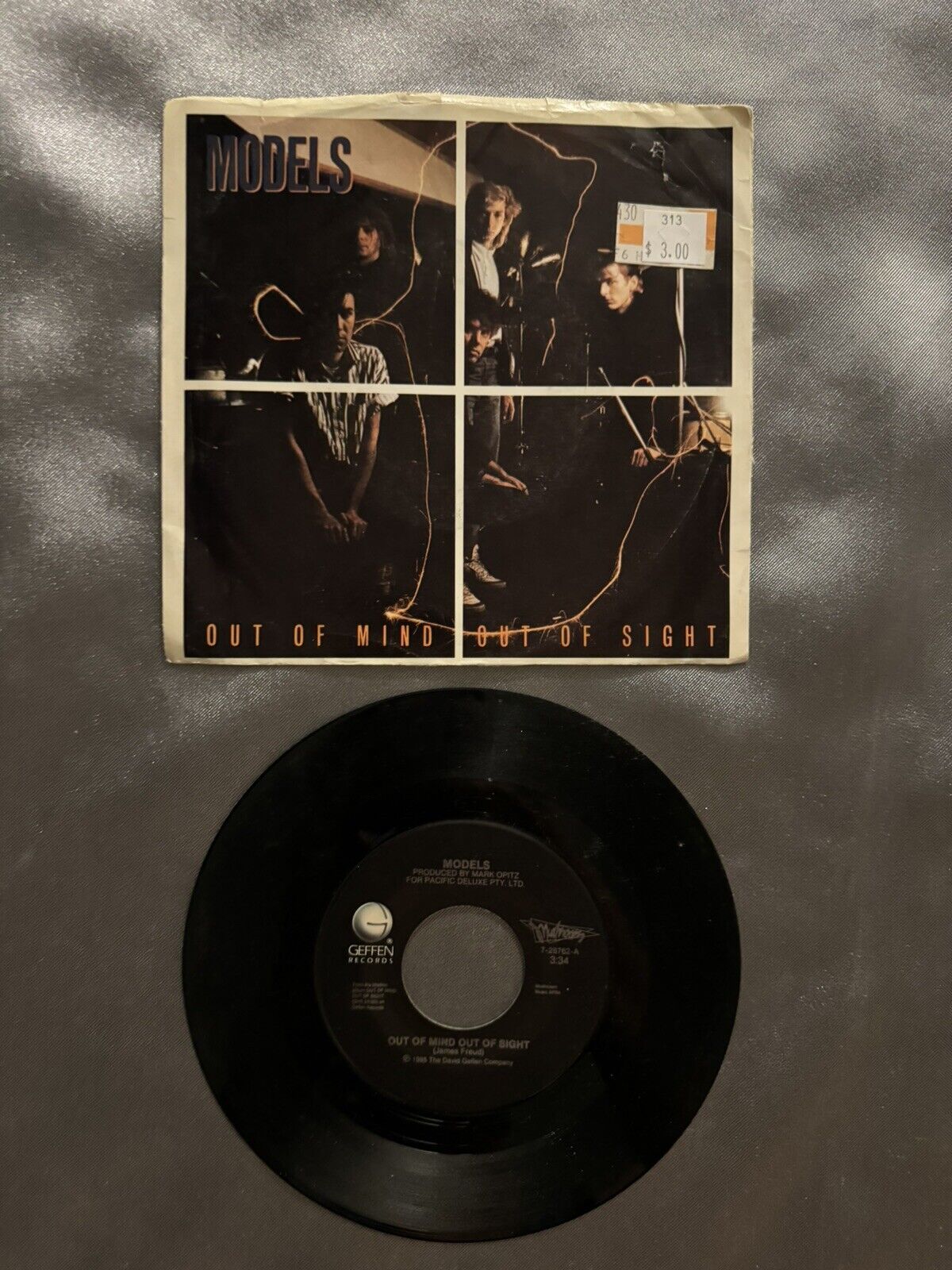 Models 45 Rpm Vinyl Record Out Of Mind Out Of Sight