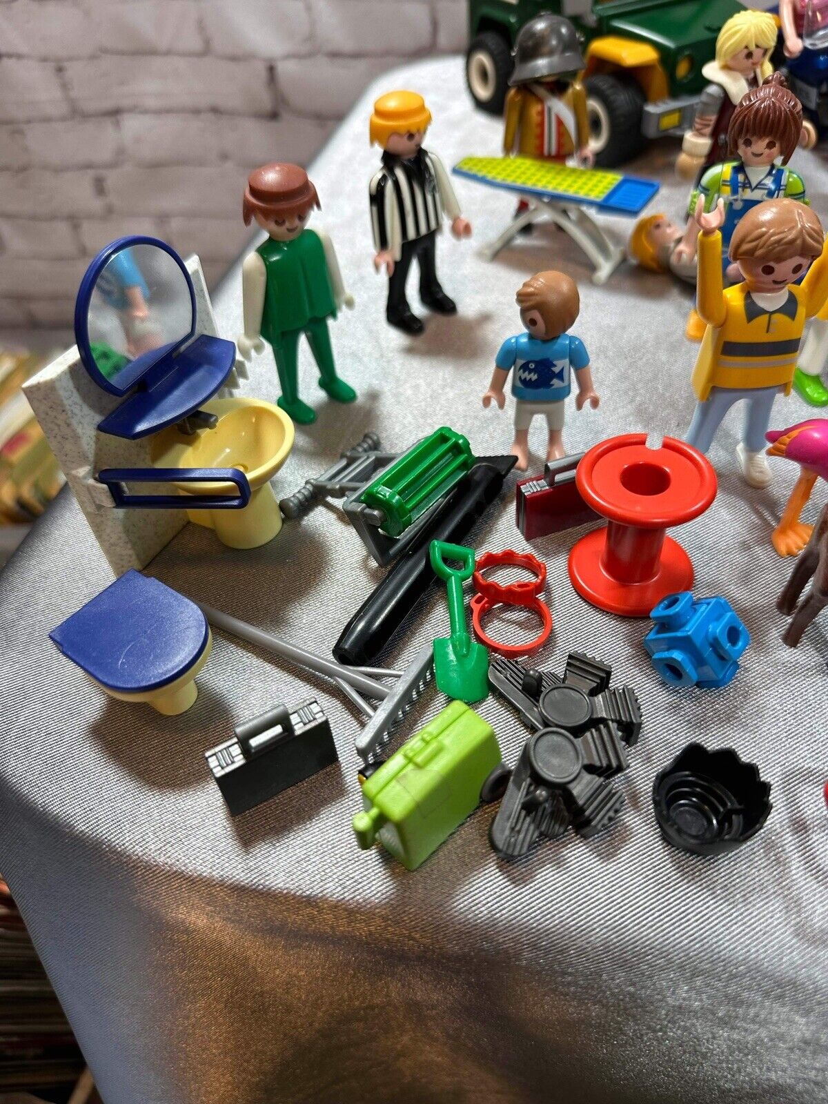 Huge Playmobil Lot of Figures & Accessories VTY