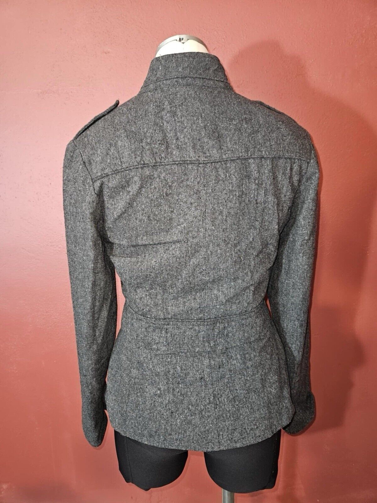 Envision Studio Sz 8 Tweed Jacket Wool Blend WCLTH