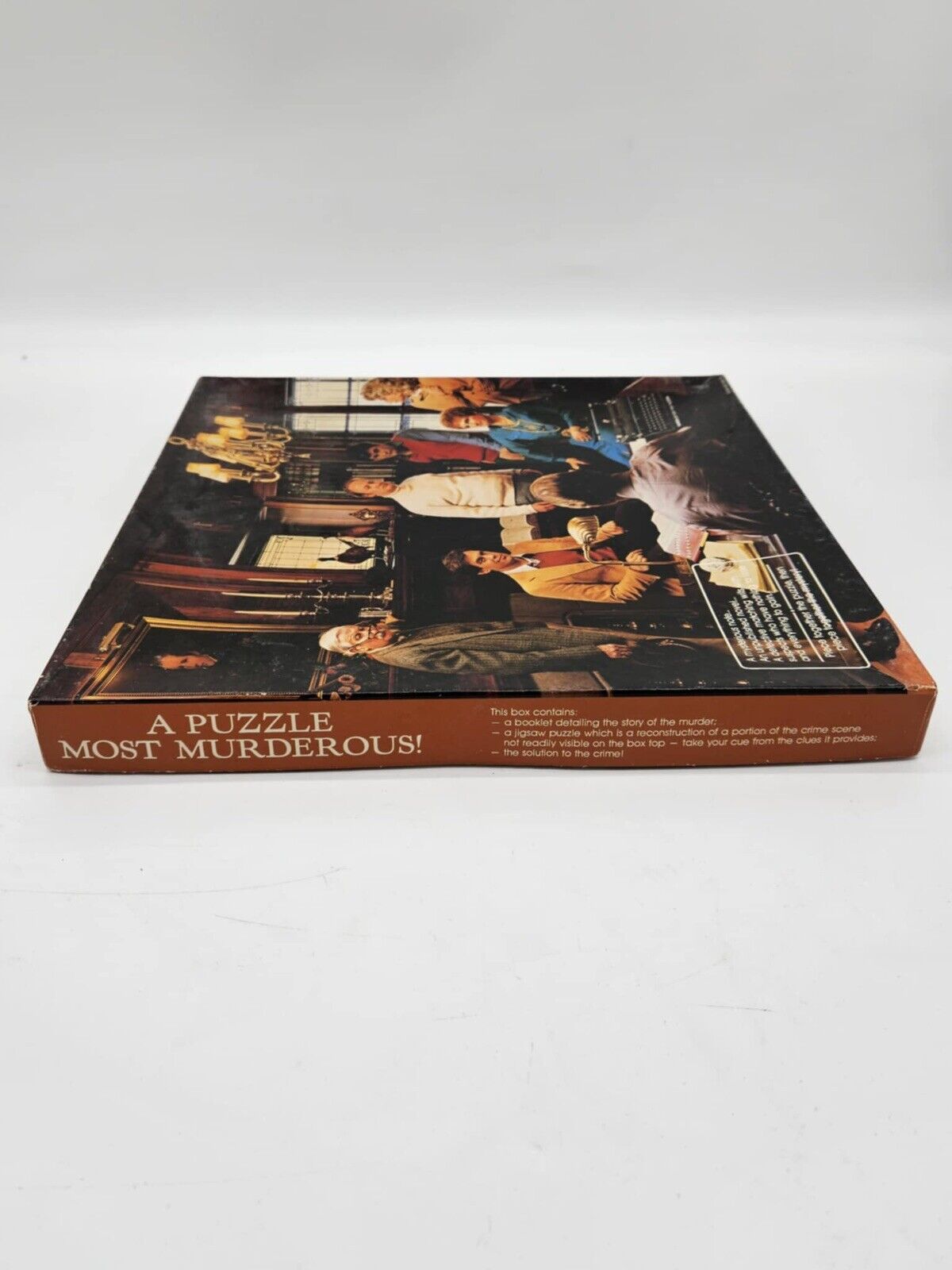 Vintage Springbok A Puzzle Most Murderous 500 Puzzle Mystery Murder w/ Book