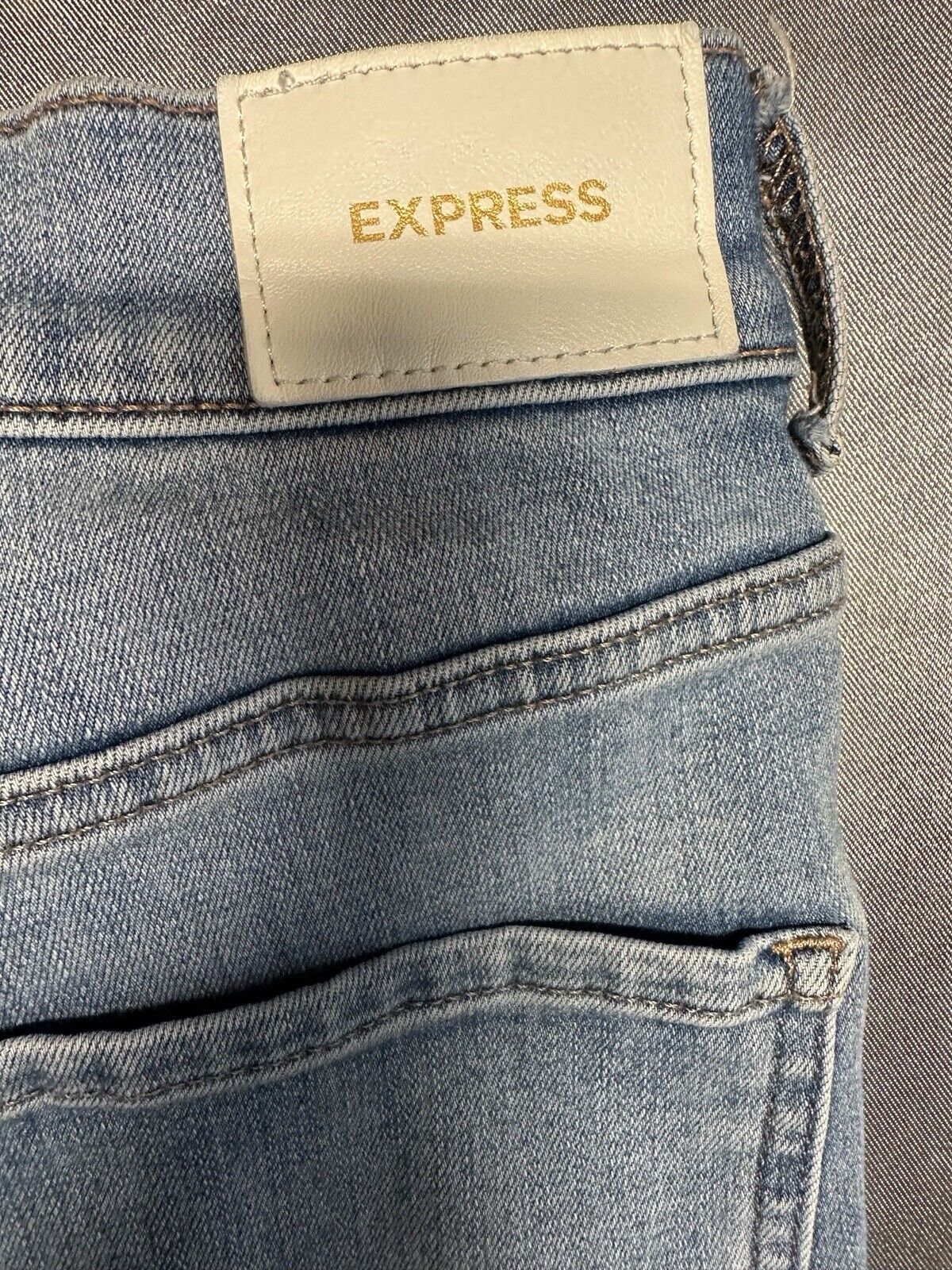 Express Legging High Rise Jeans Womens 10R Stretch Distressed Denim WCLTH 001
