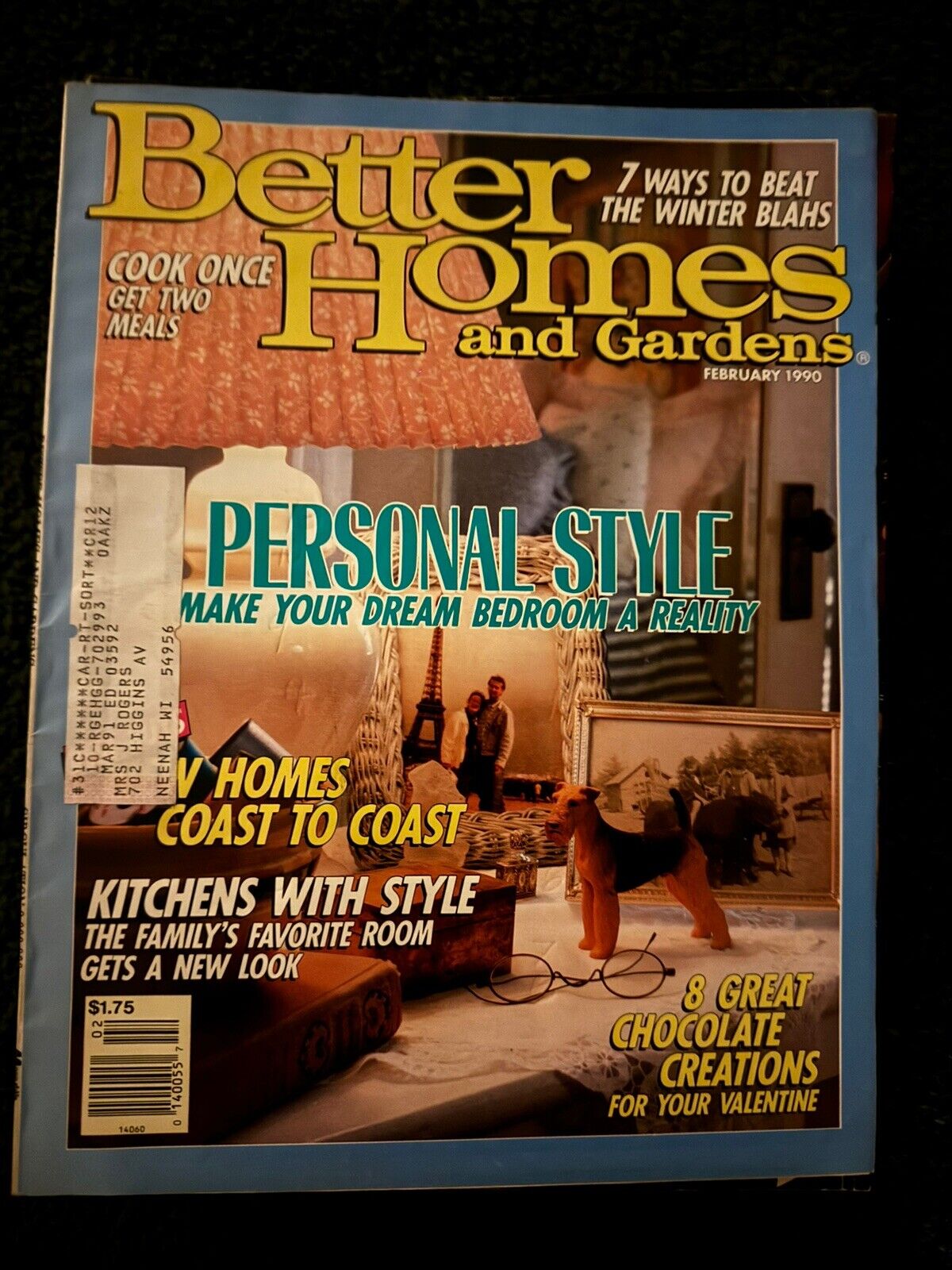 Vintage 1980's Better Homes and Gardens Magazines Lot of 12 Recipes - Adverising