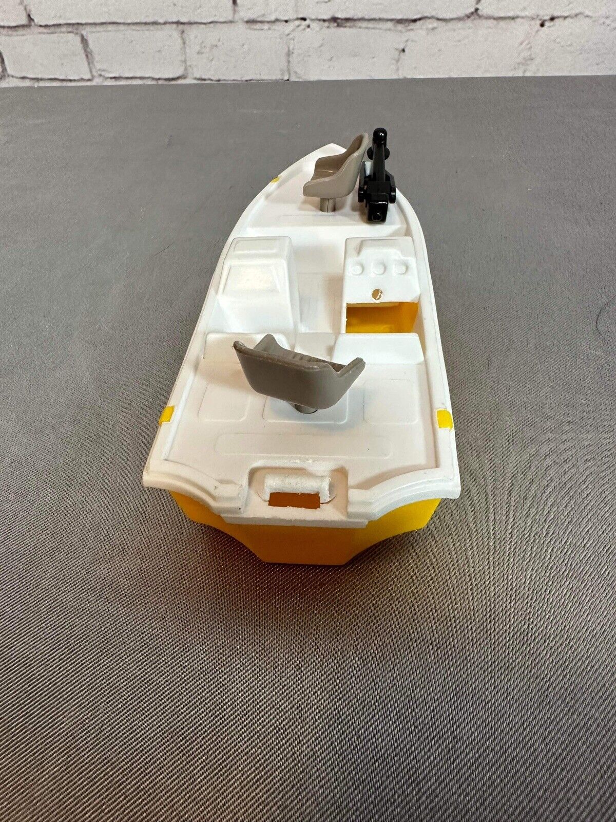 Vintage Nylint Bass Chaser Yellow Boat VTY