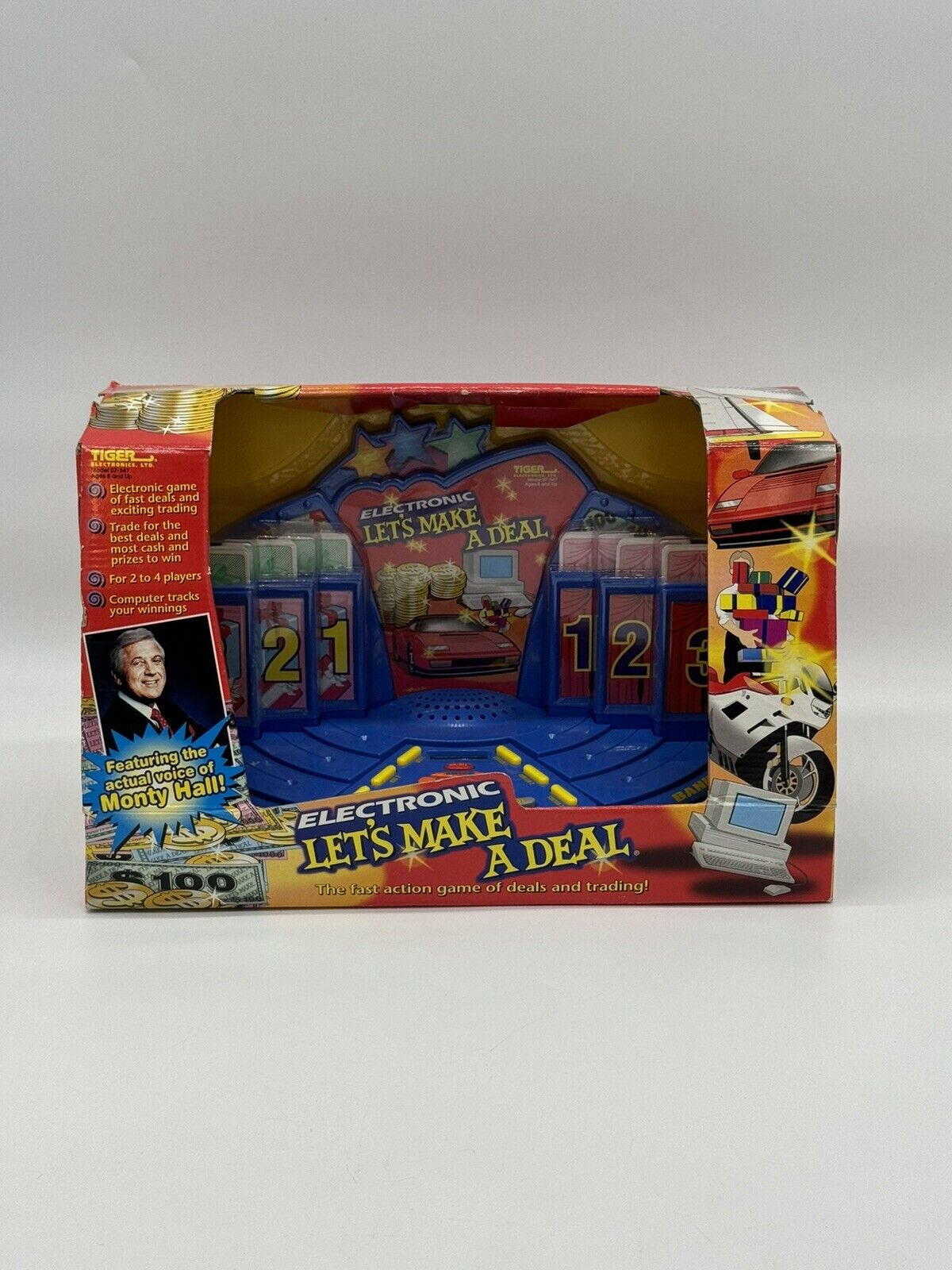 1998 Tiger Electronic Let's Make a Deal Game, Sealed NIB, Orig. Monte Hall Voice