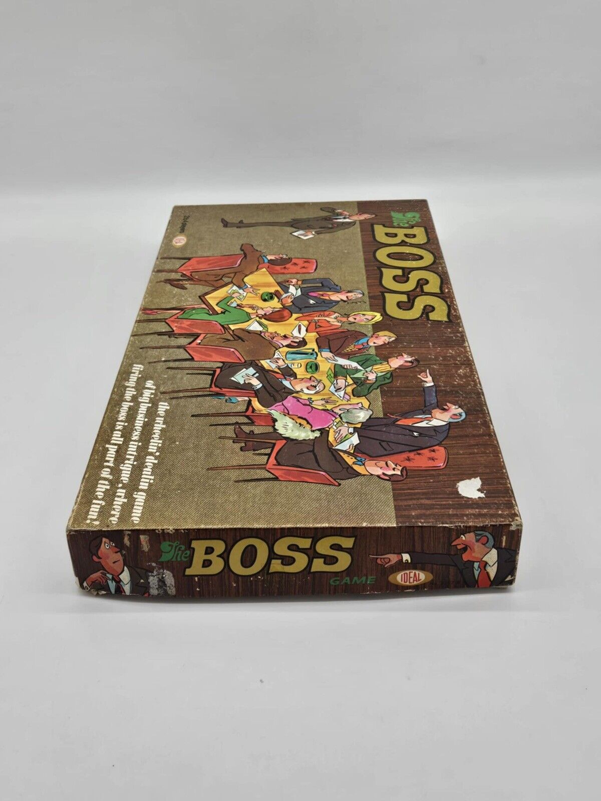 Vintage Ideal The Boss Game 1972 Family Fun Board Game COMPLETE - VGM