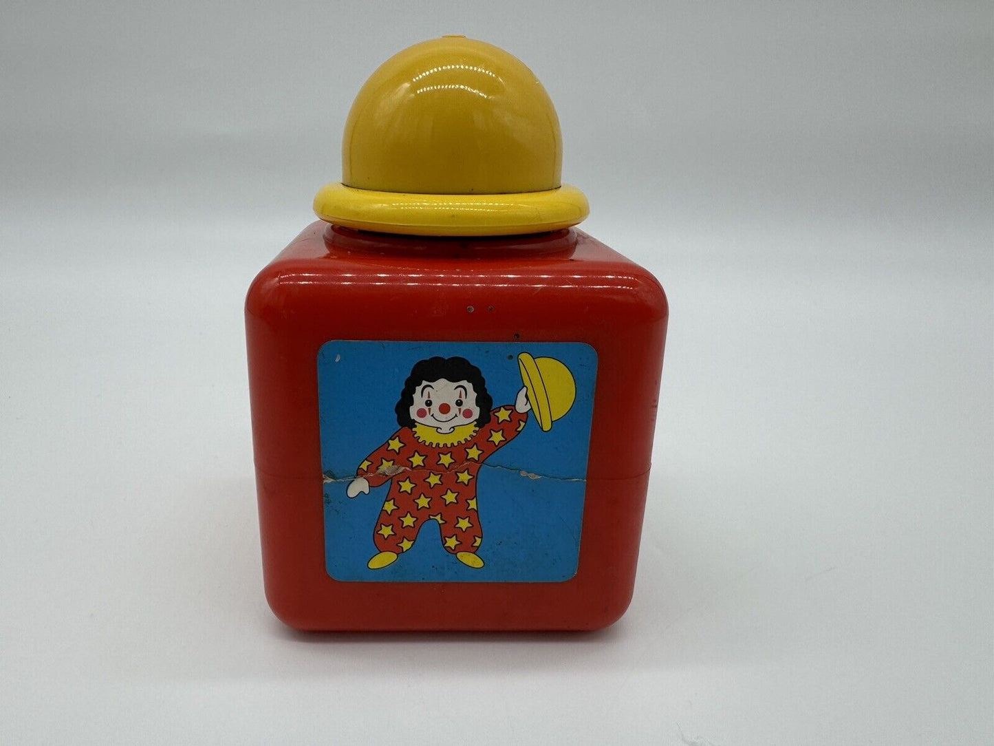 1981 Vintage Battat Clown Jack in the Box *Musical Hand Turn *Pop Up!