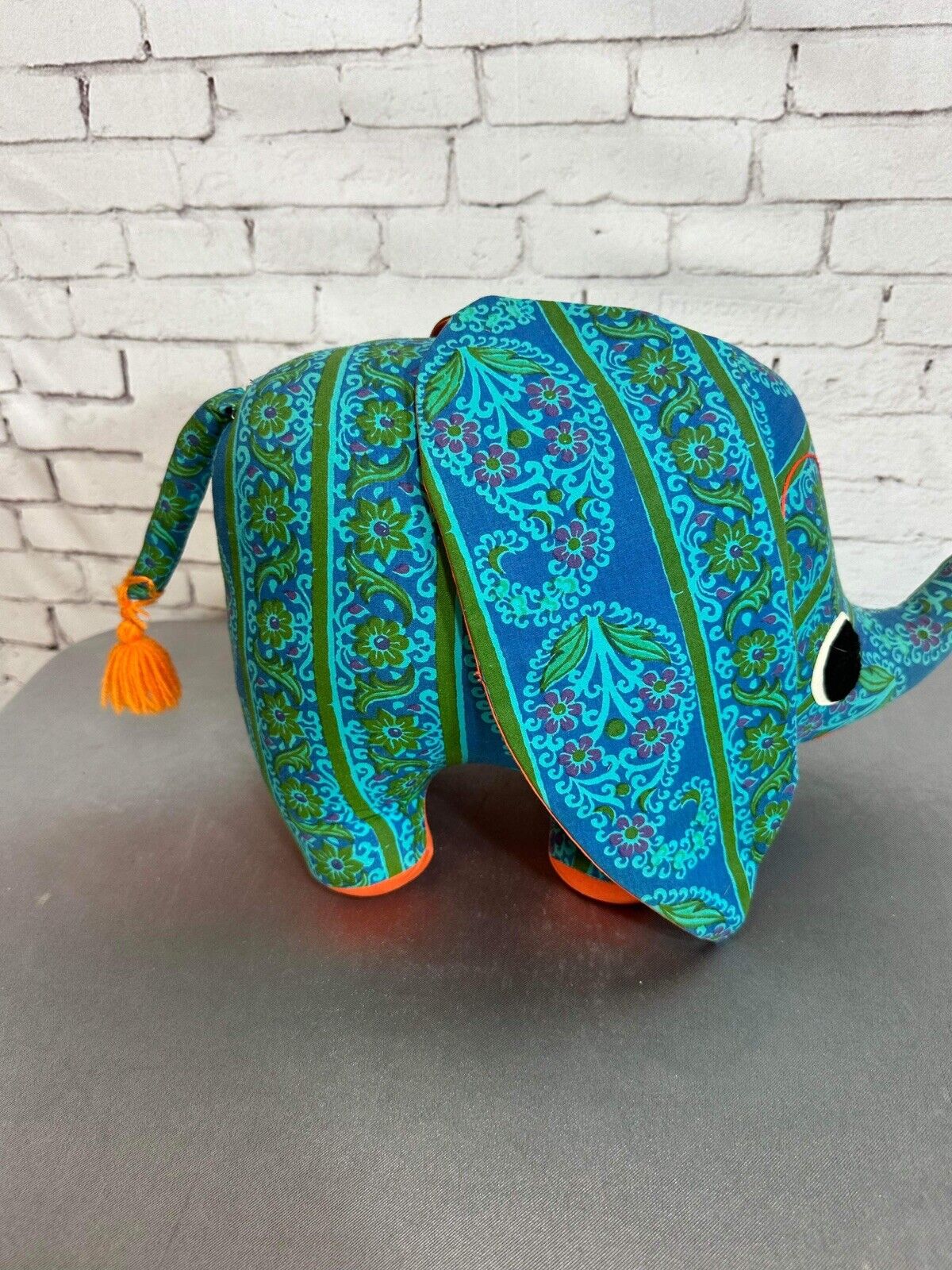 Design By Thai Colorful Made By Hand In Thailand Plush Elephant QCC MISC