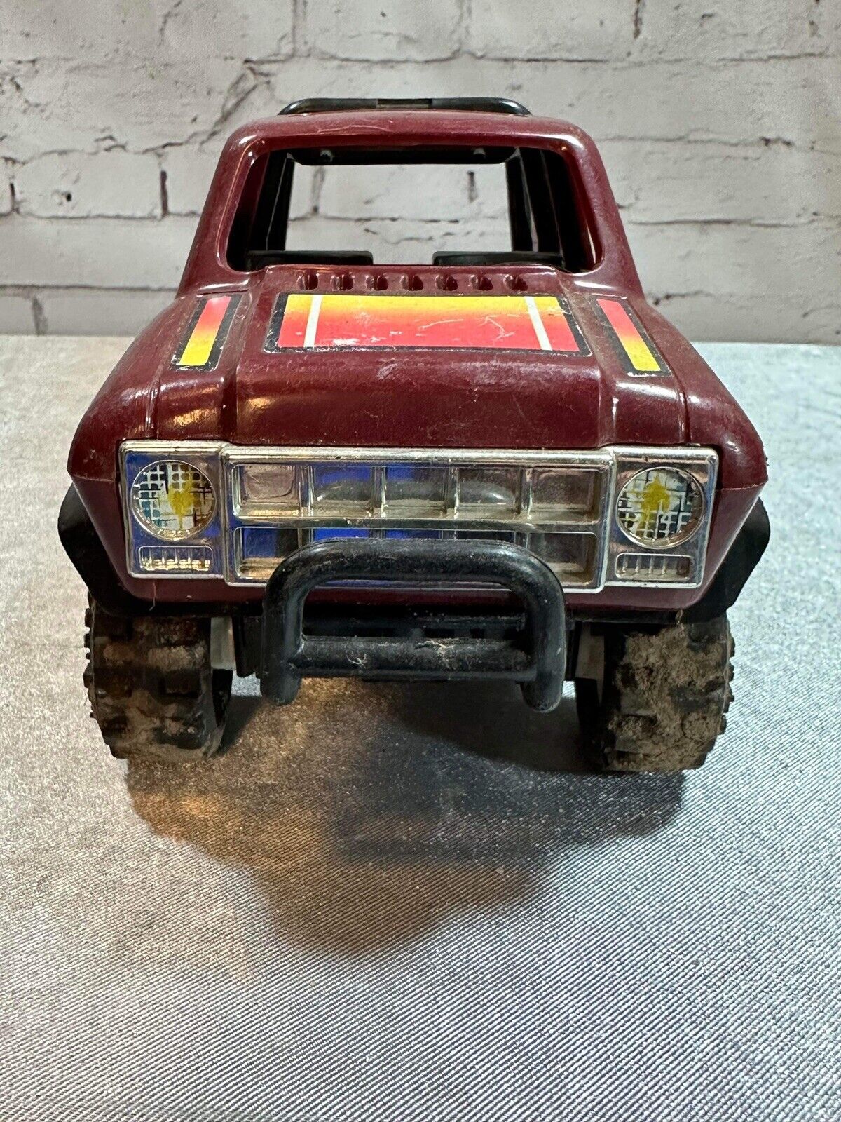 Trail Boss 4x4 truck with roll bar and lights 1983 Fisher Price 10 inch VTY