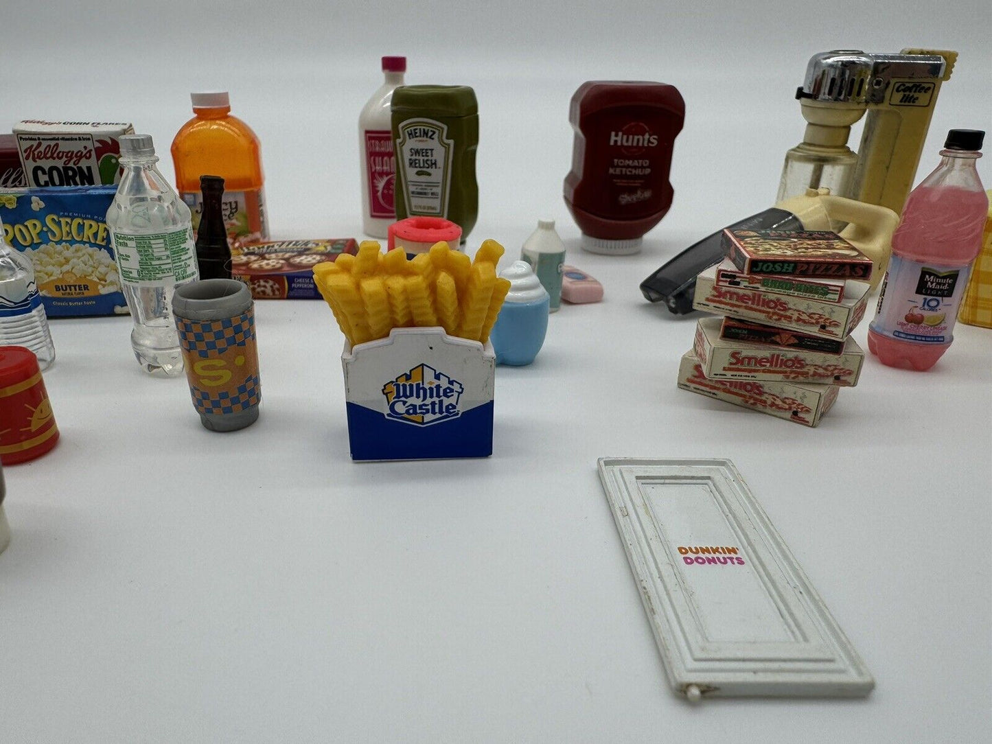 25 Name Brand Miniature Food Items, Dollhouse