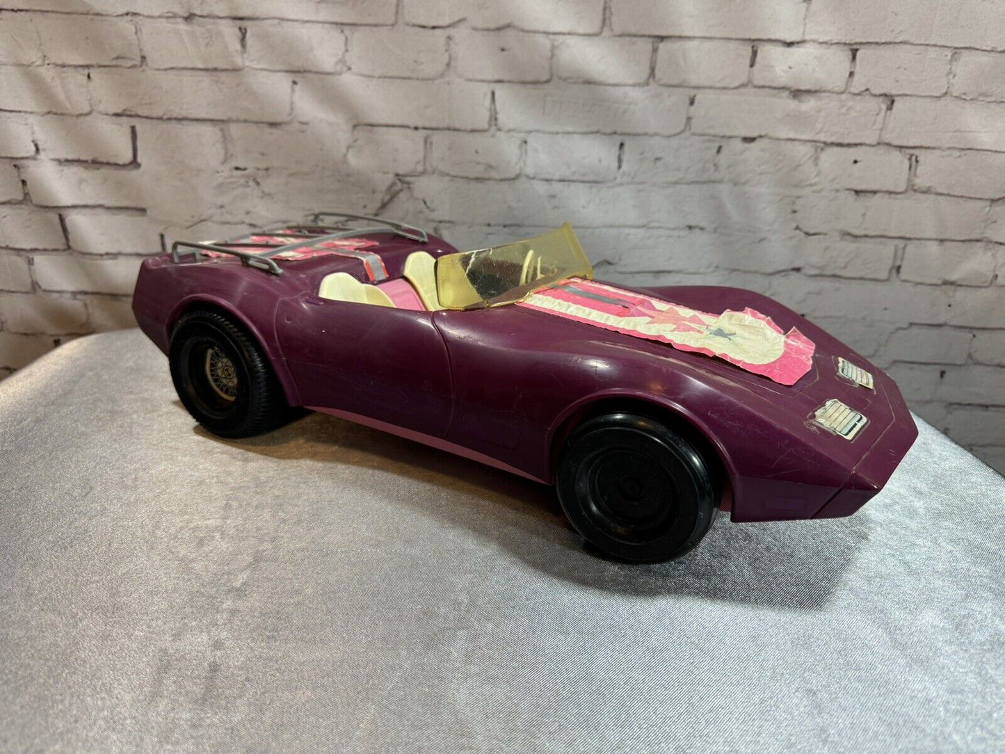 Vintage Mattel Barbie 1975 Starvette Purple Star Vette VTY