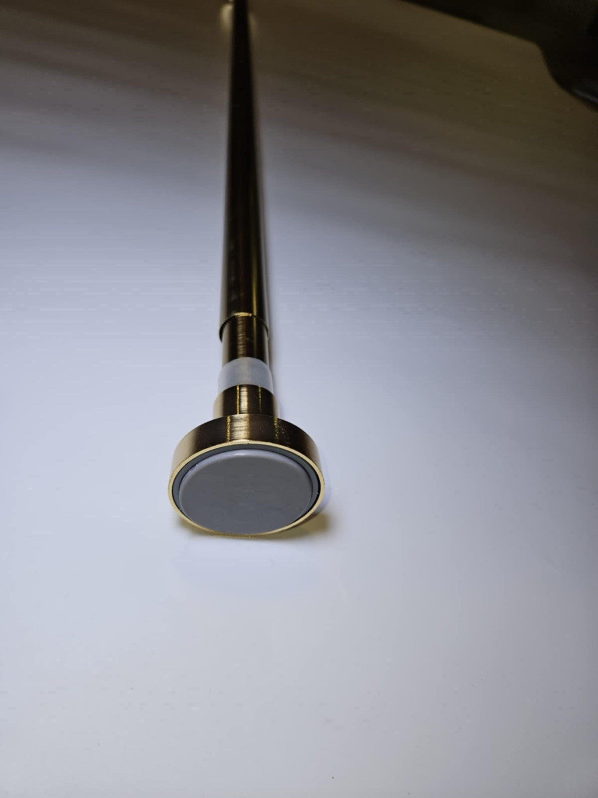 BRICFOX Shower curtain Rod 100cm - 185cm 43in - 73in Gold