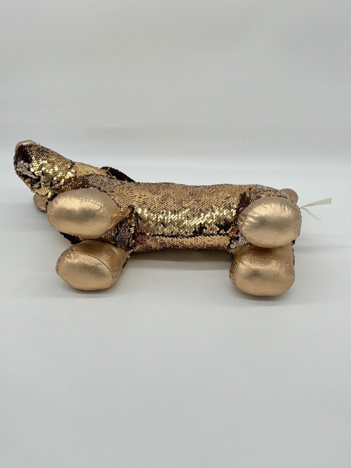 Dan Dee Plush Dachshund Wiener Dog Gold Sequins Bling - 21”