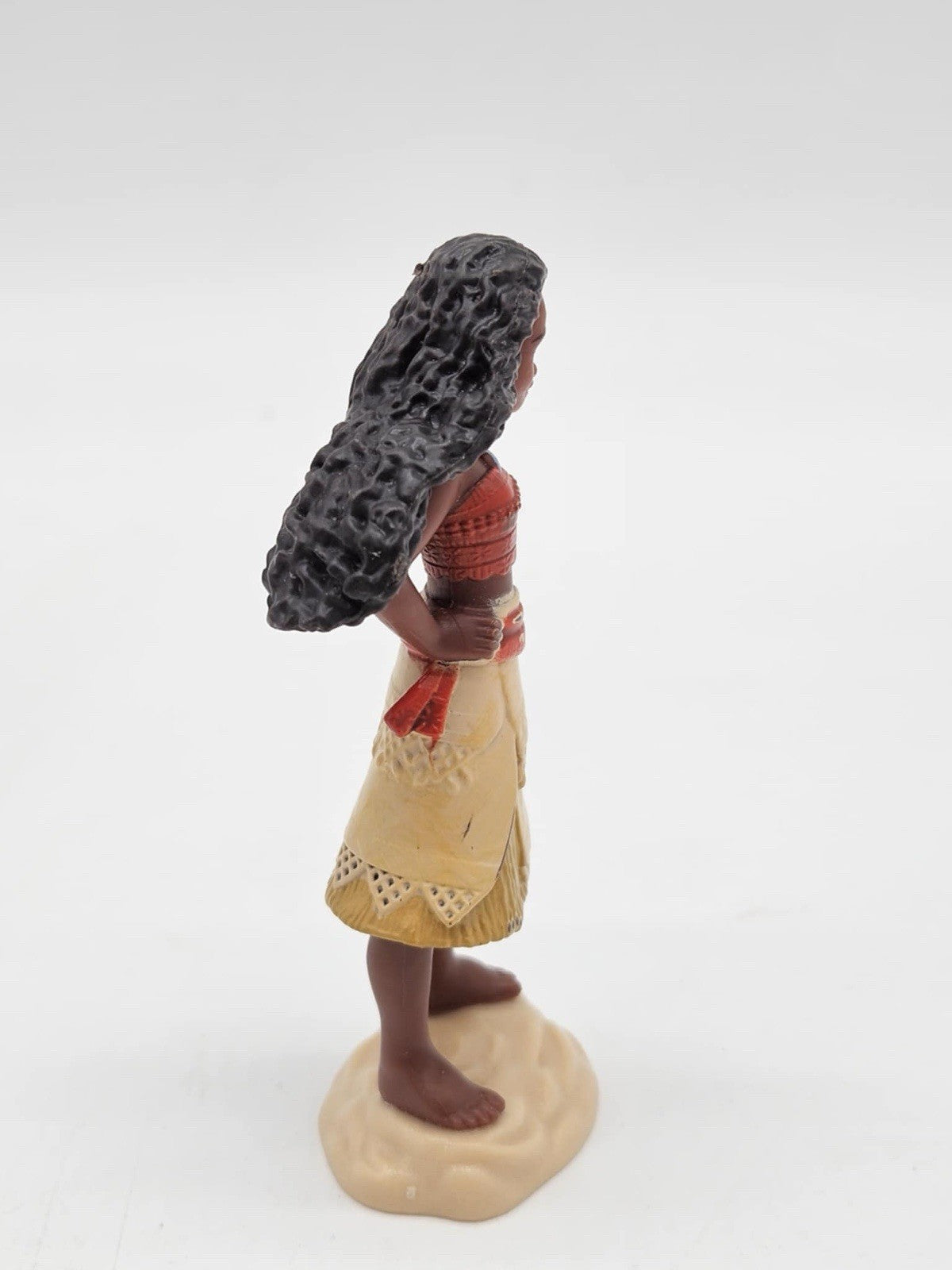 2017 JAKKS Disney MOANA Movie 3.75” figure cake topper HTF girl Hawaii