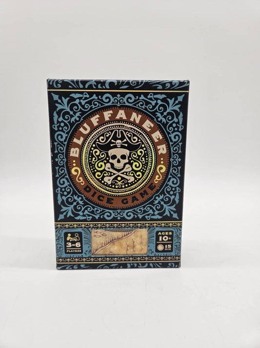BLUFFANEER Dice Game -- 3-6 Players Ages 10+ -- 15min Game -- NEW Sealed