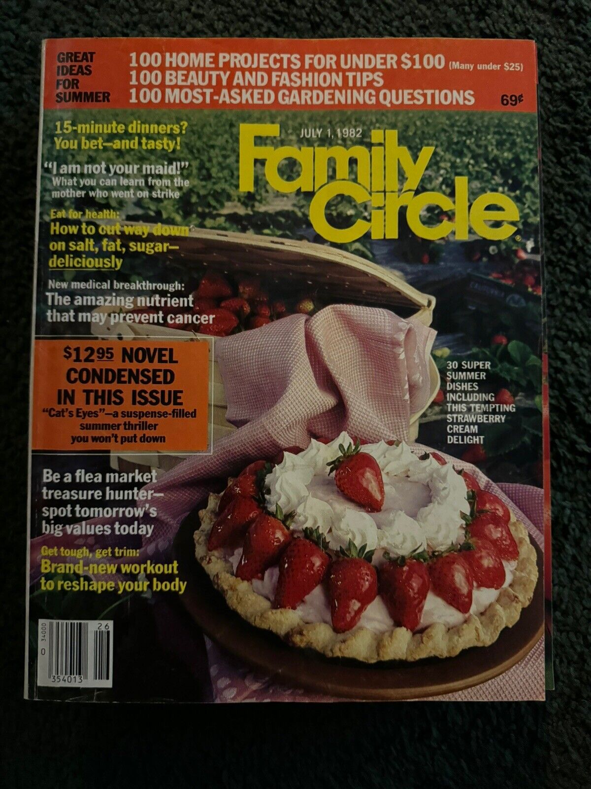 Family Circle magazine lot - Early 1980's lot of 9 - Vintage Back Issue