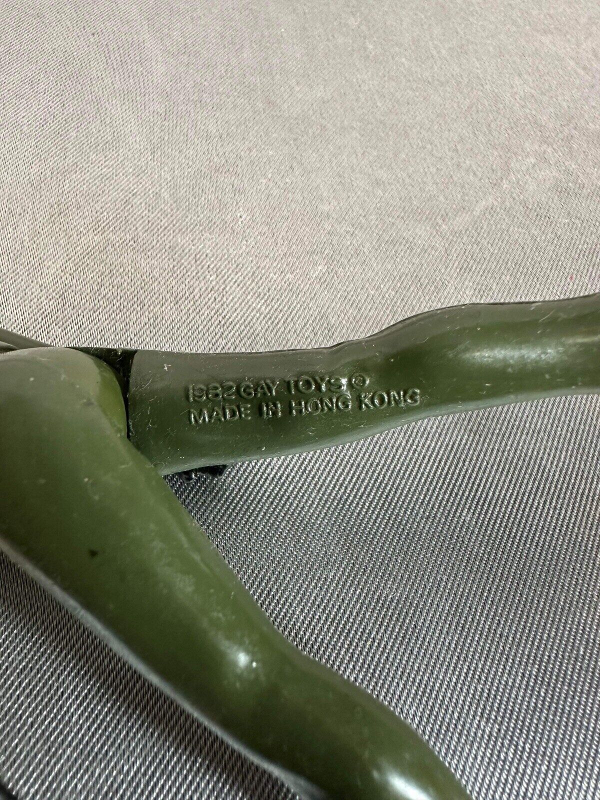 1980's Vintage GAY TOY INC. US Army J eep #650 Plastic 9" Length W/ Driver VTY