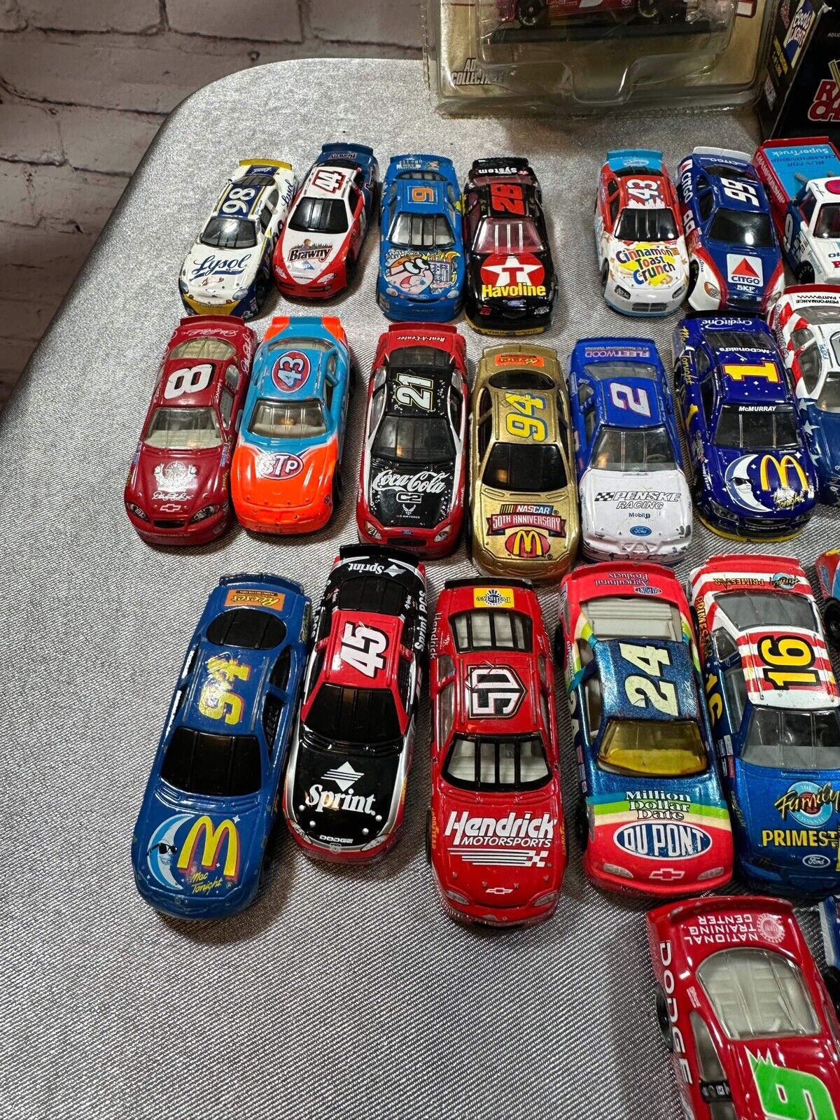Lot Of 67 Vintage NASCAR Racing 1:64 Diecast Cars VTY