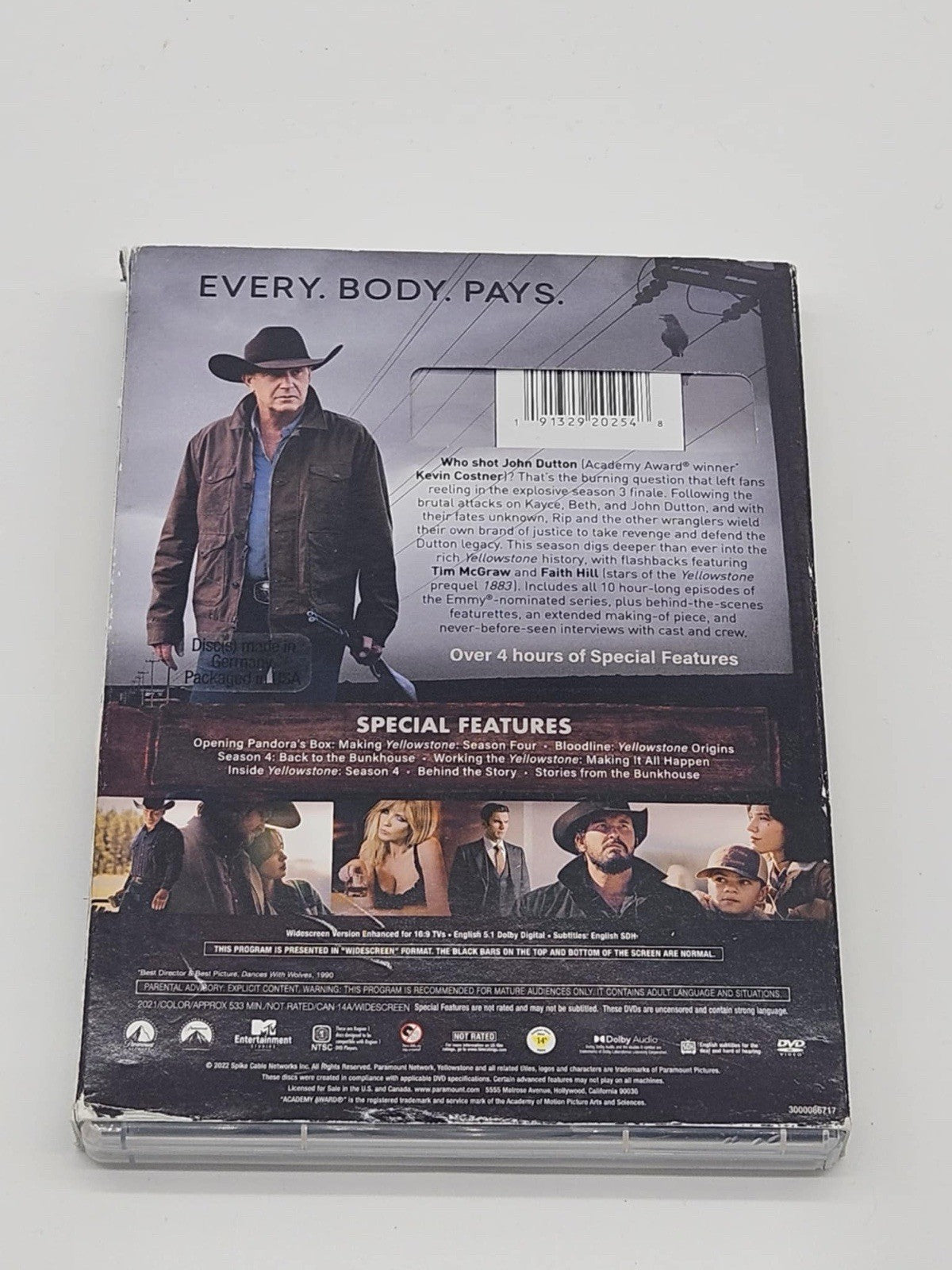 Yellowstone: Season Four DVDs