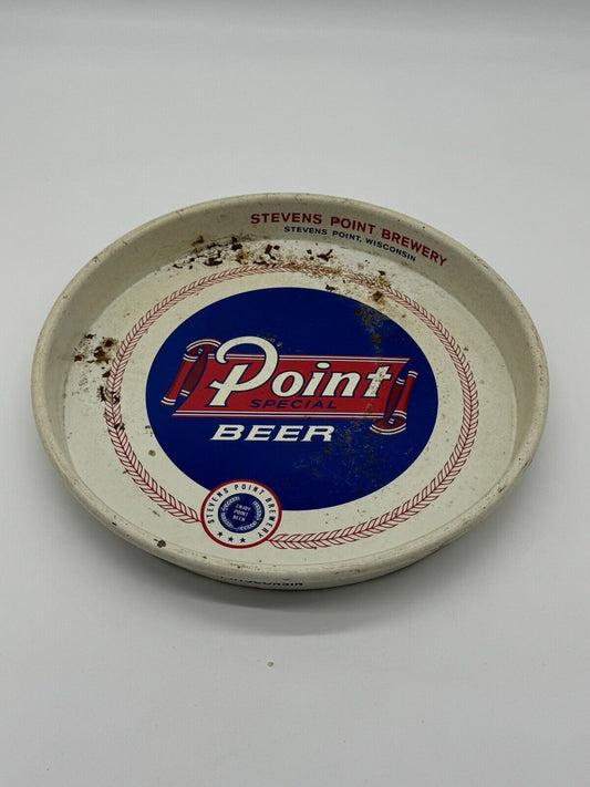 Vintage Stevens Point Special Beer Metal Serving Tray 13"