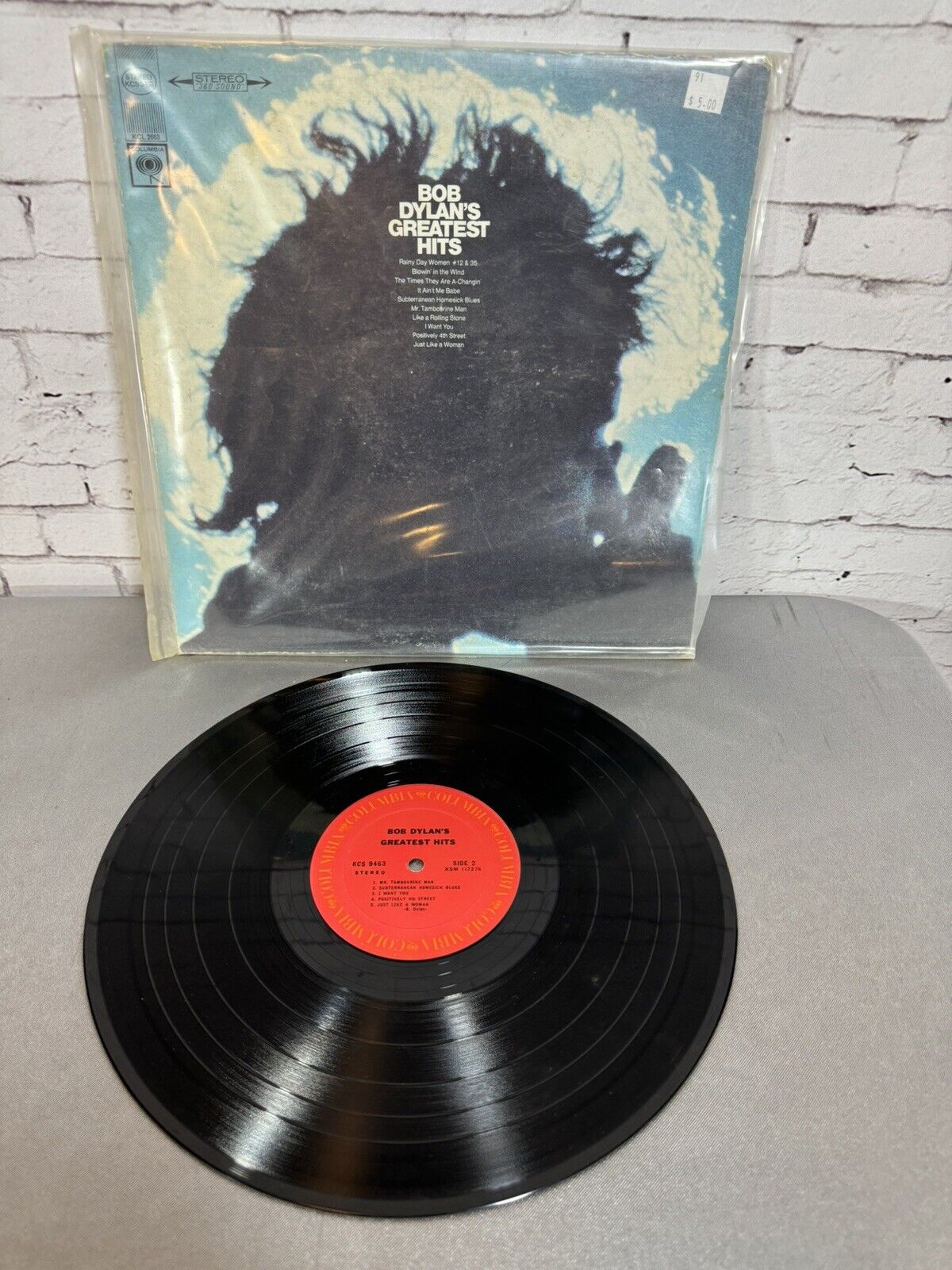 Bob Dylan - Greatest Hits - KCS 9463 Columbia - Vinyl Record LP - 1970 Plastic