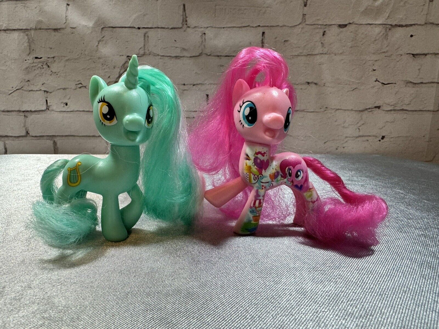 G4 My Little Pony All About Lyra Heartstings & Pinky Pie Figures lot MLP VCTY